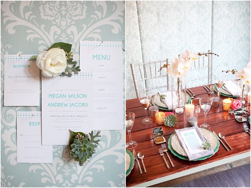 modern milwaukee wedding mint_144