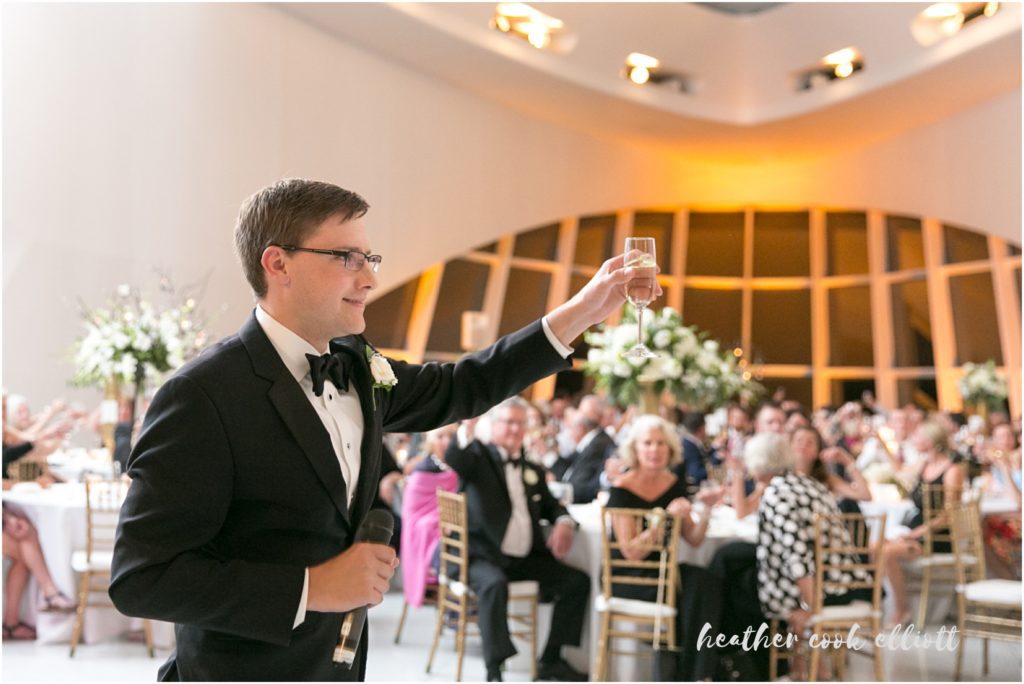 milwaukee art museum modern wedding reception