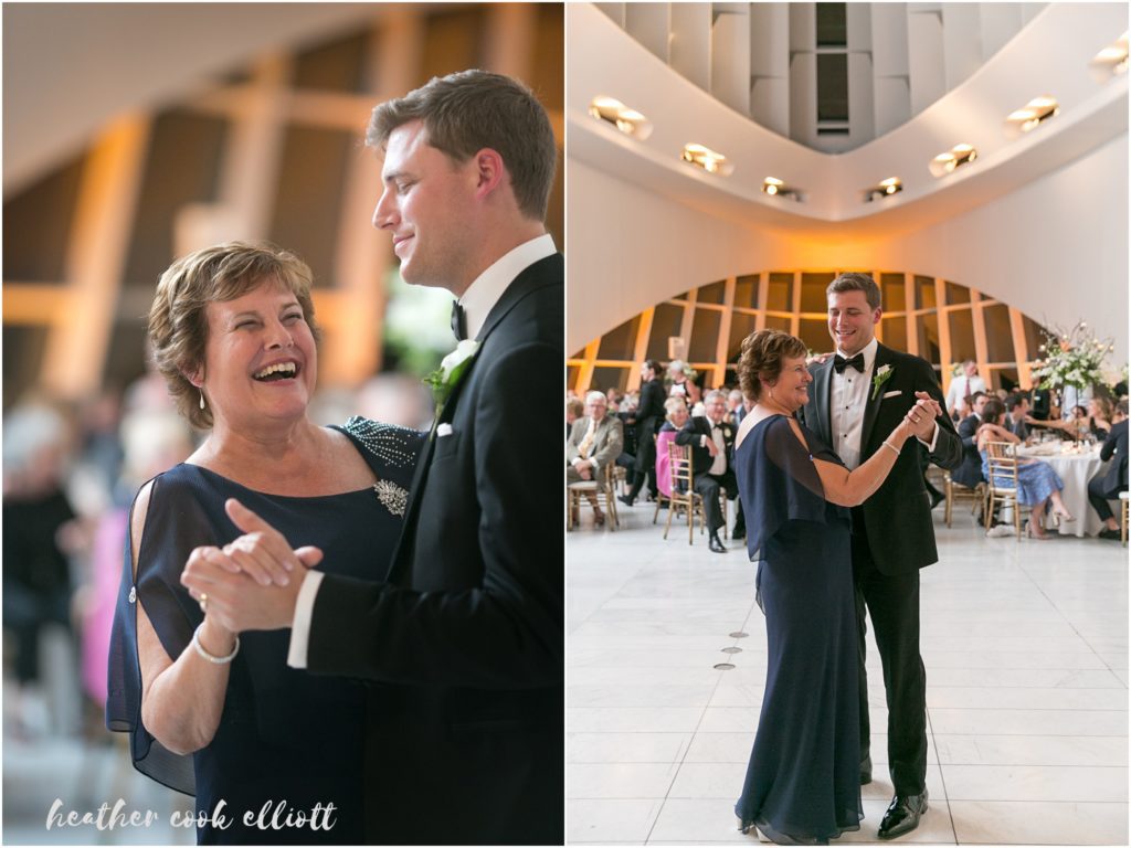 milwaukee art museum modern wedding reception