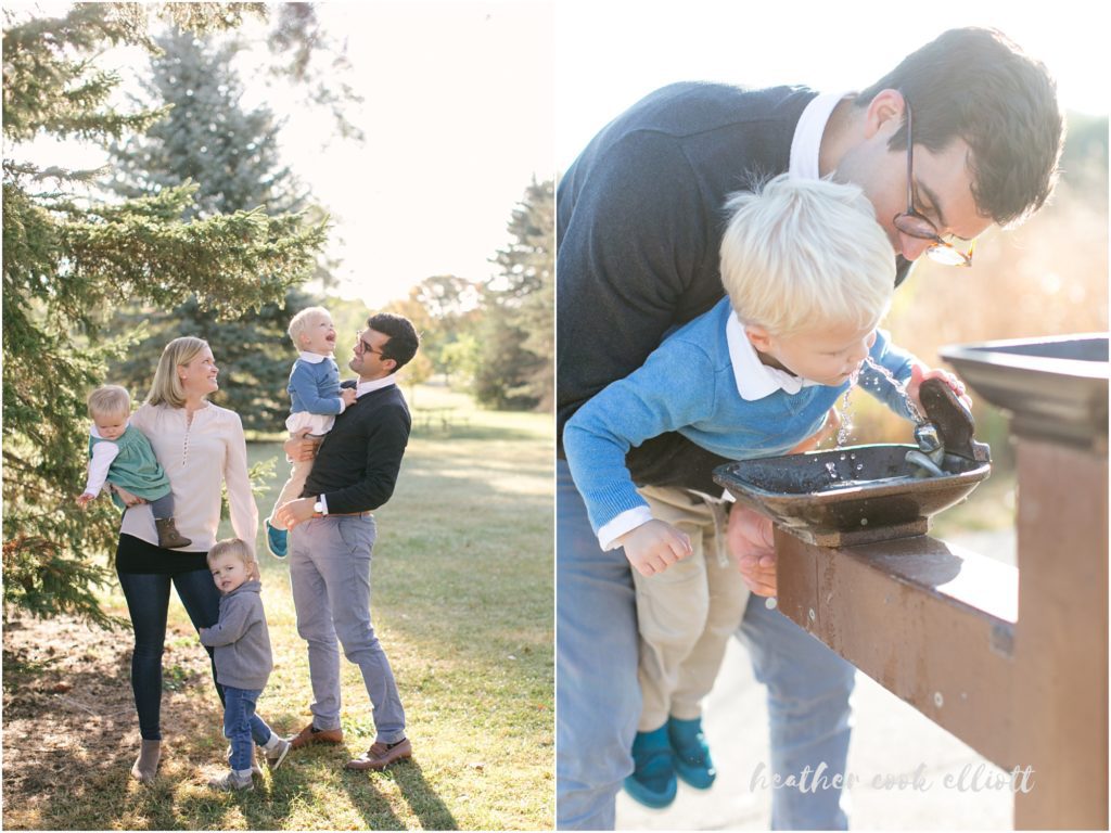 milwaukee wisconsin fall family photography in natural light