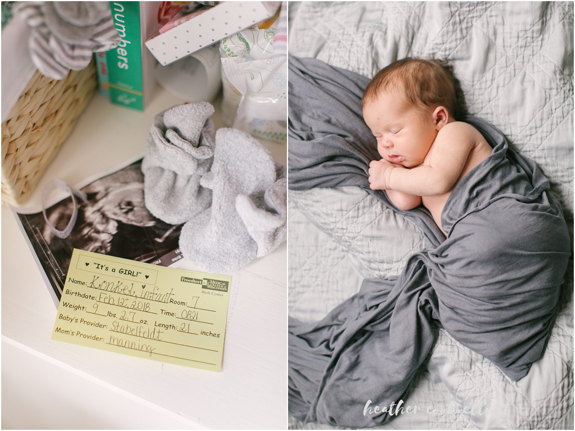 Milwaukee Natural Light Newborn Photography