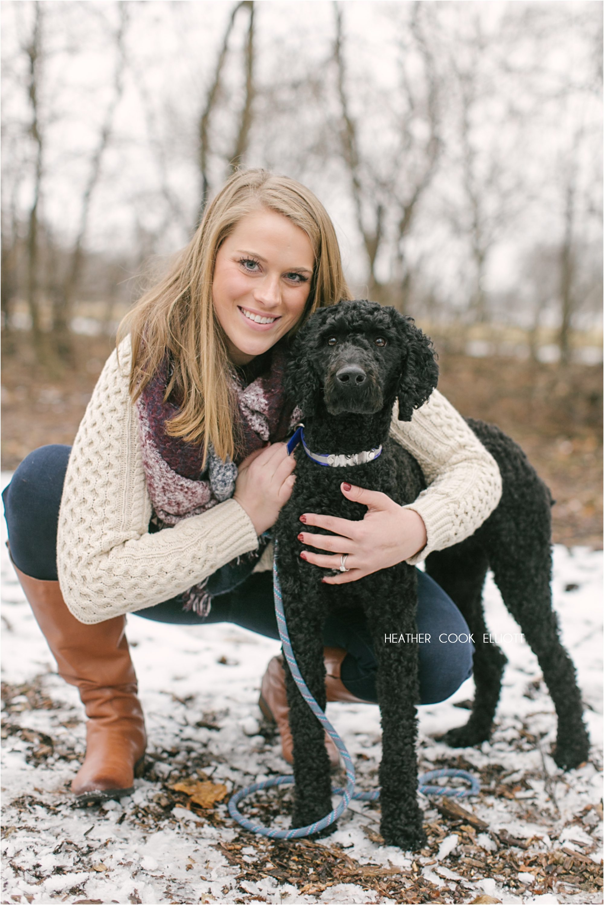 modern winter milwaukee engagement photography