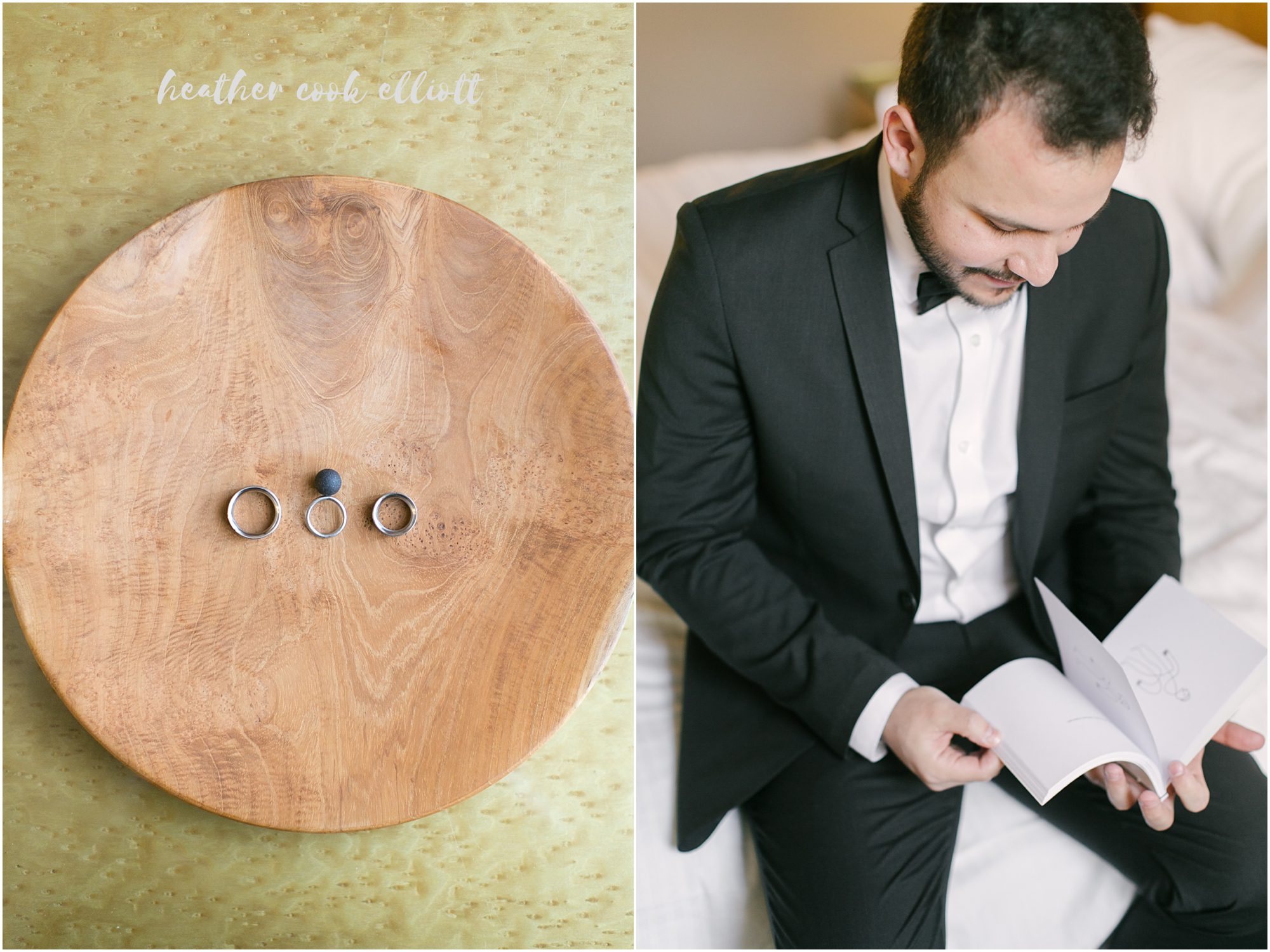 modern Milwaukee courthouse wedding black and white