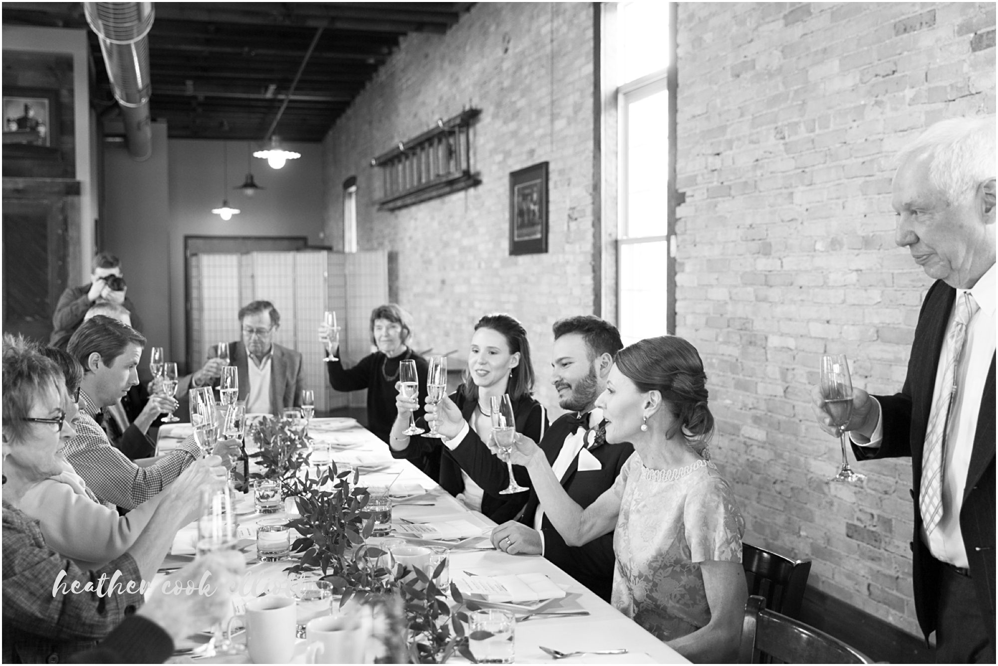 modern engine co. 3 wedding milwaukee black and white