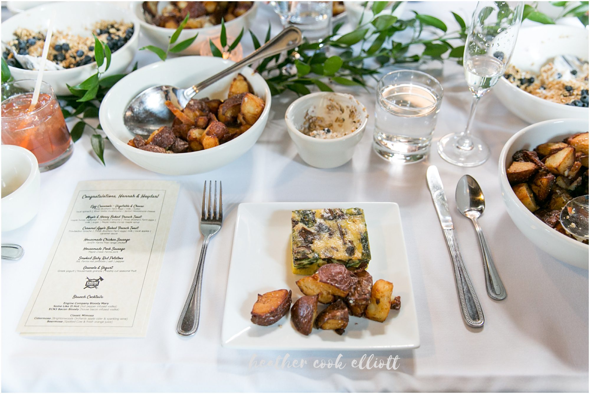 modern milwaukee brunch wedding at engine co. 3 