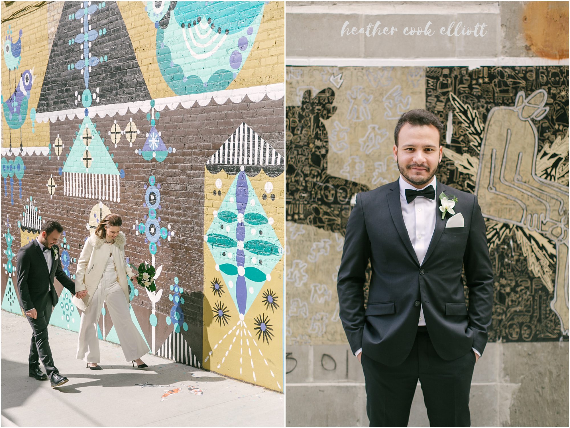 modern milwaukee courthouse wedding architectural wall murals