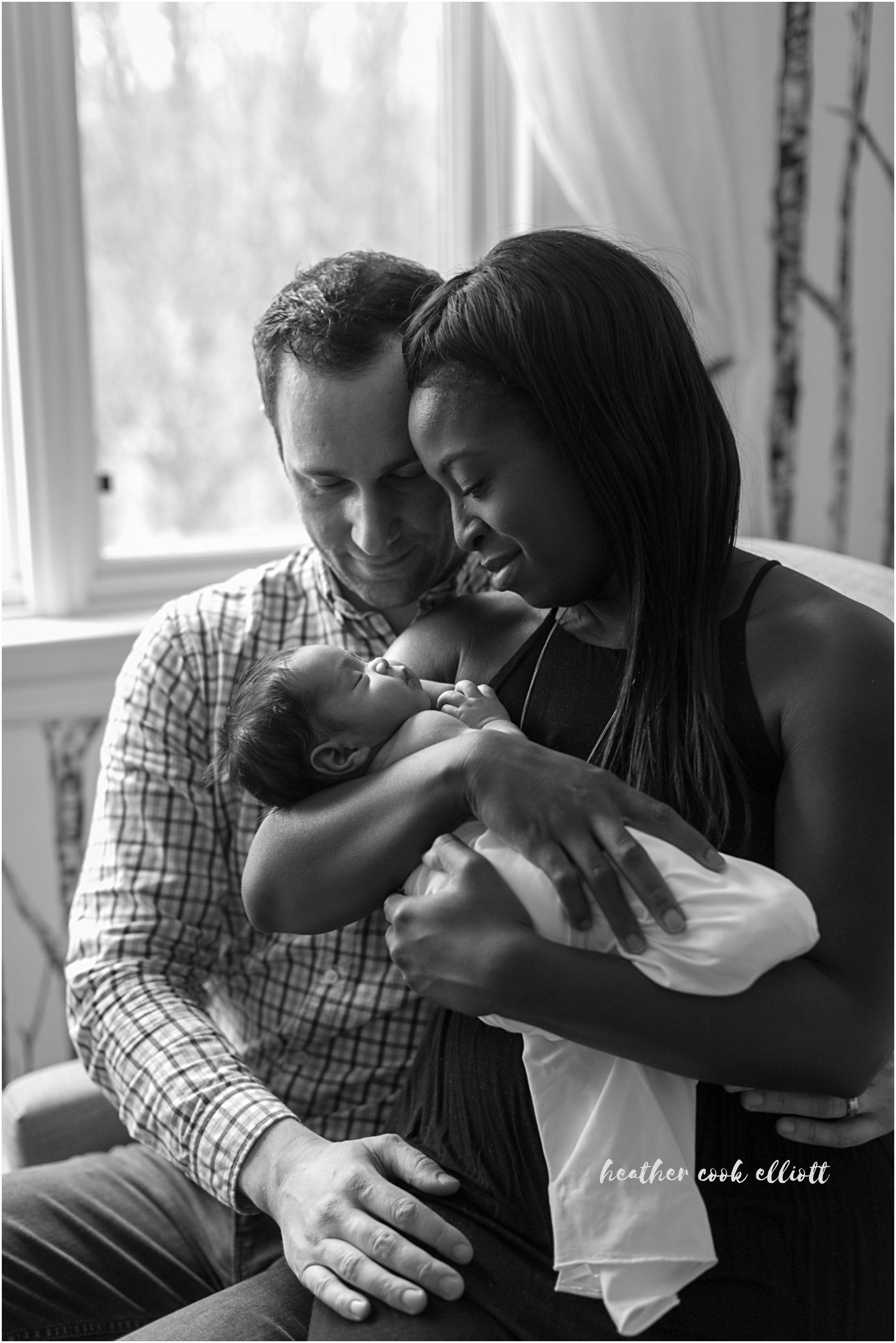 Mequon Wisconsin Newborn Photography at home in natural light