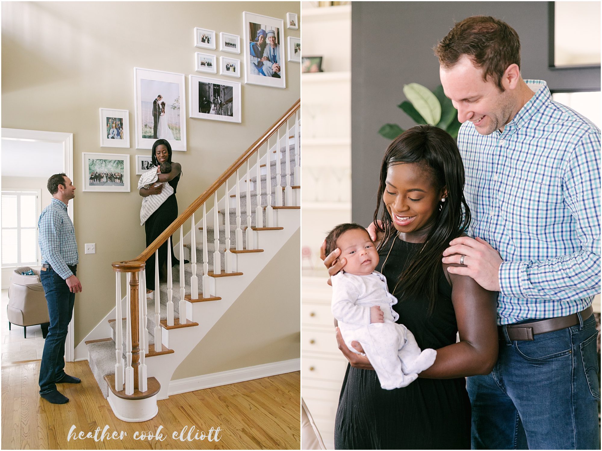 Mequon Wisconsin Newborn Photography at home in natural light