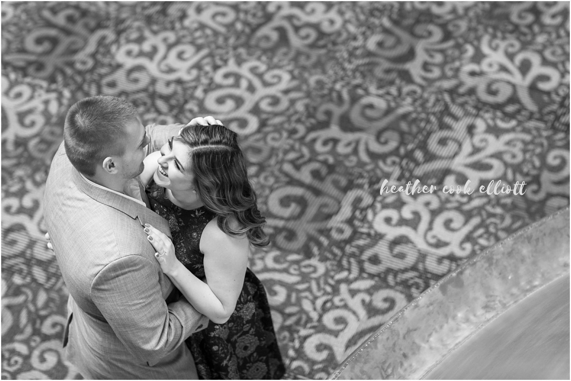 Pabst Brew City Inn Milwaukee Engagement Photography in natural light