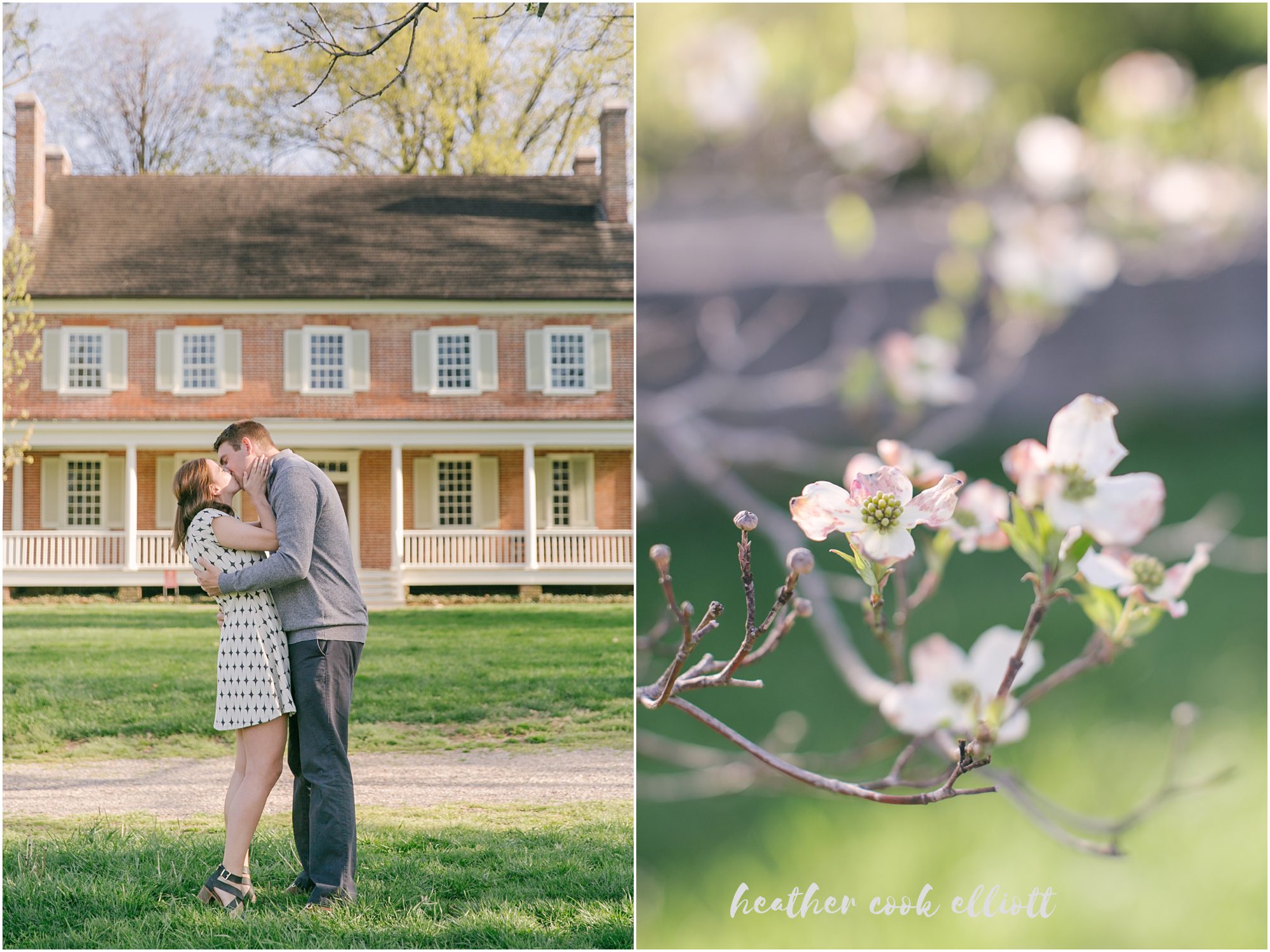 Louisville historic home engagement session