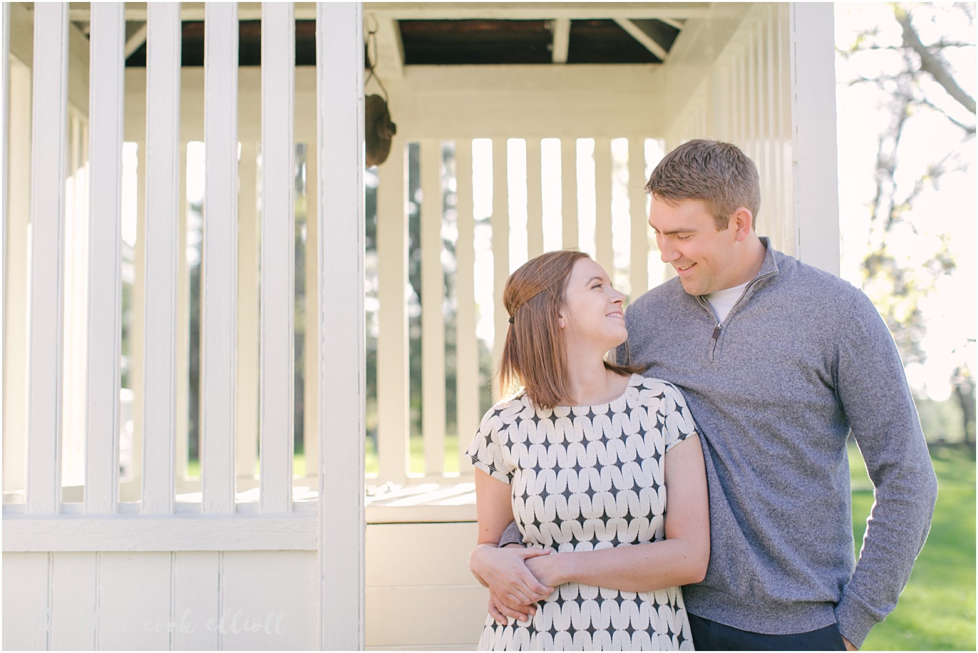 Louisville historic home engagement session