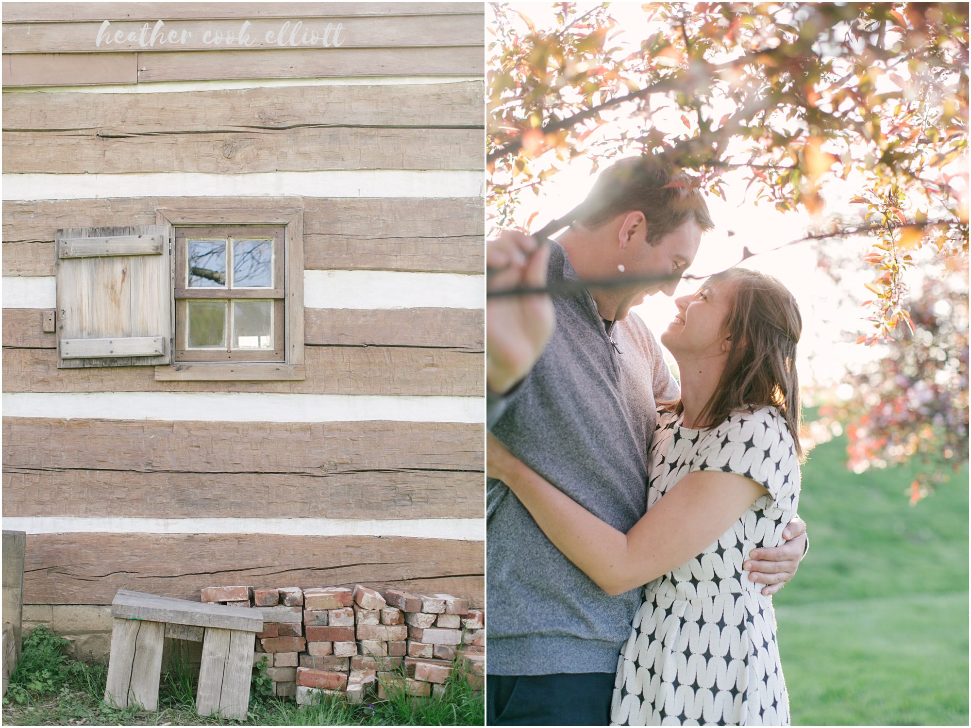 Louisville historic home engagement session