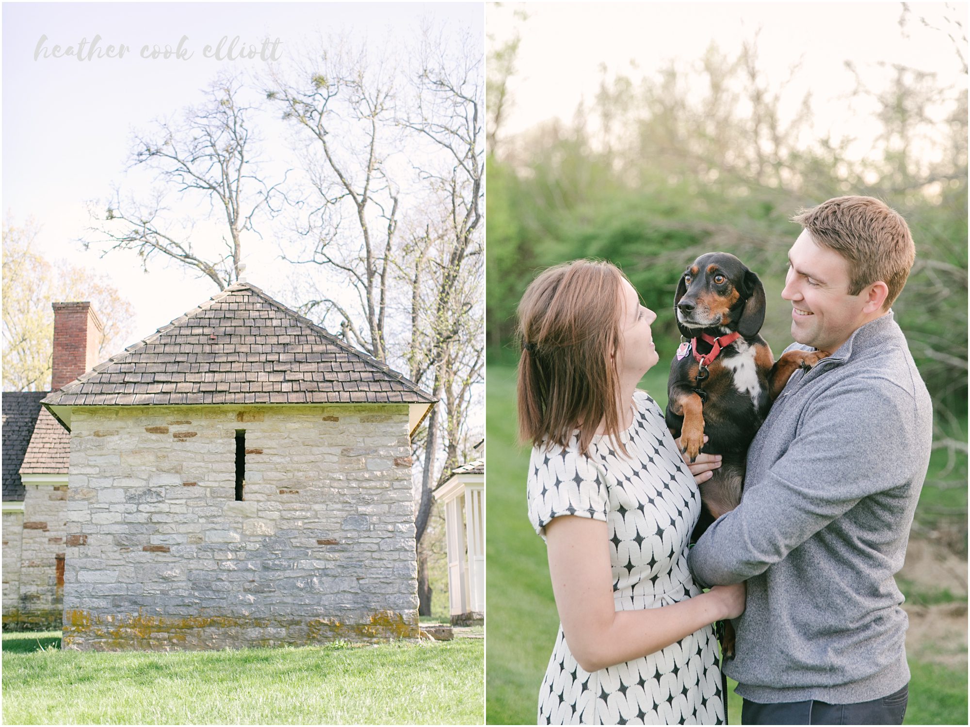 Louisville historic home engagement session
