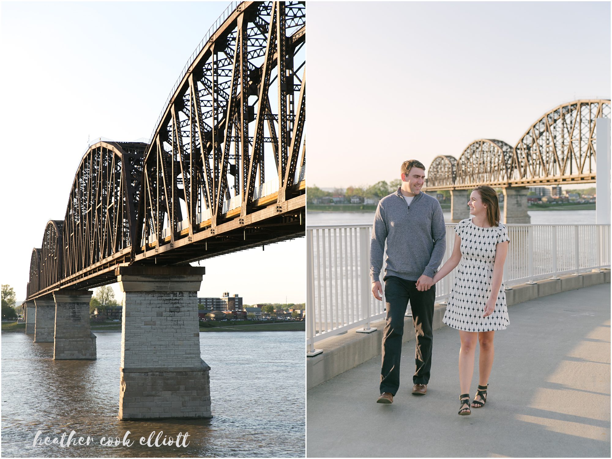 Louisville historic home engagement session