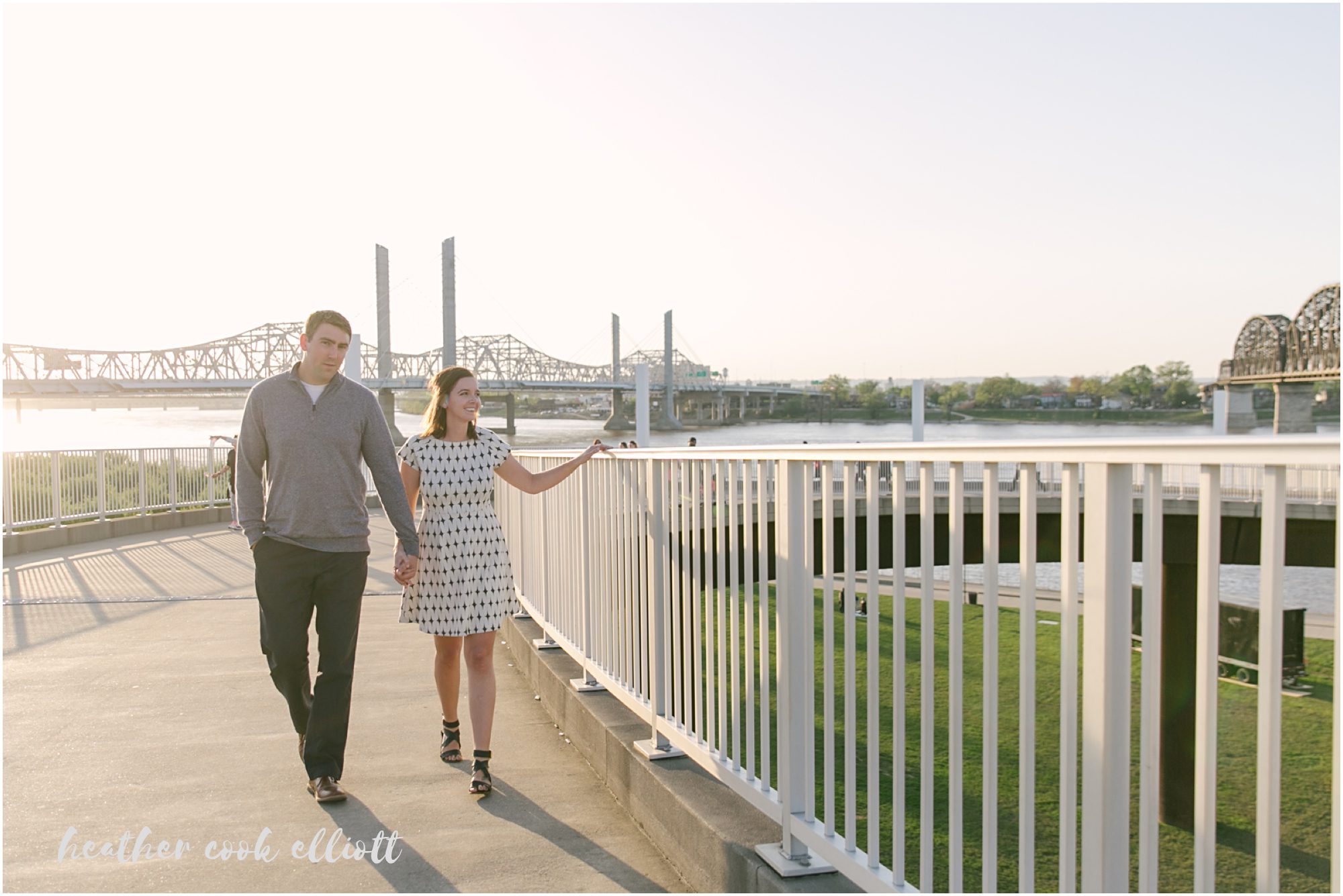 Louisville historic home engagement session