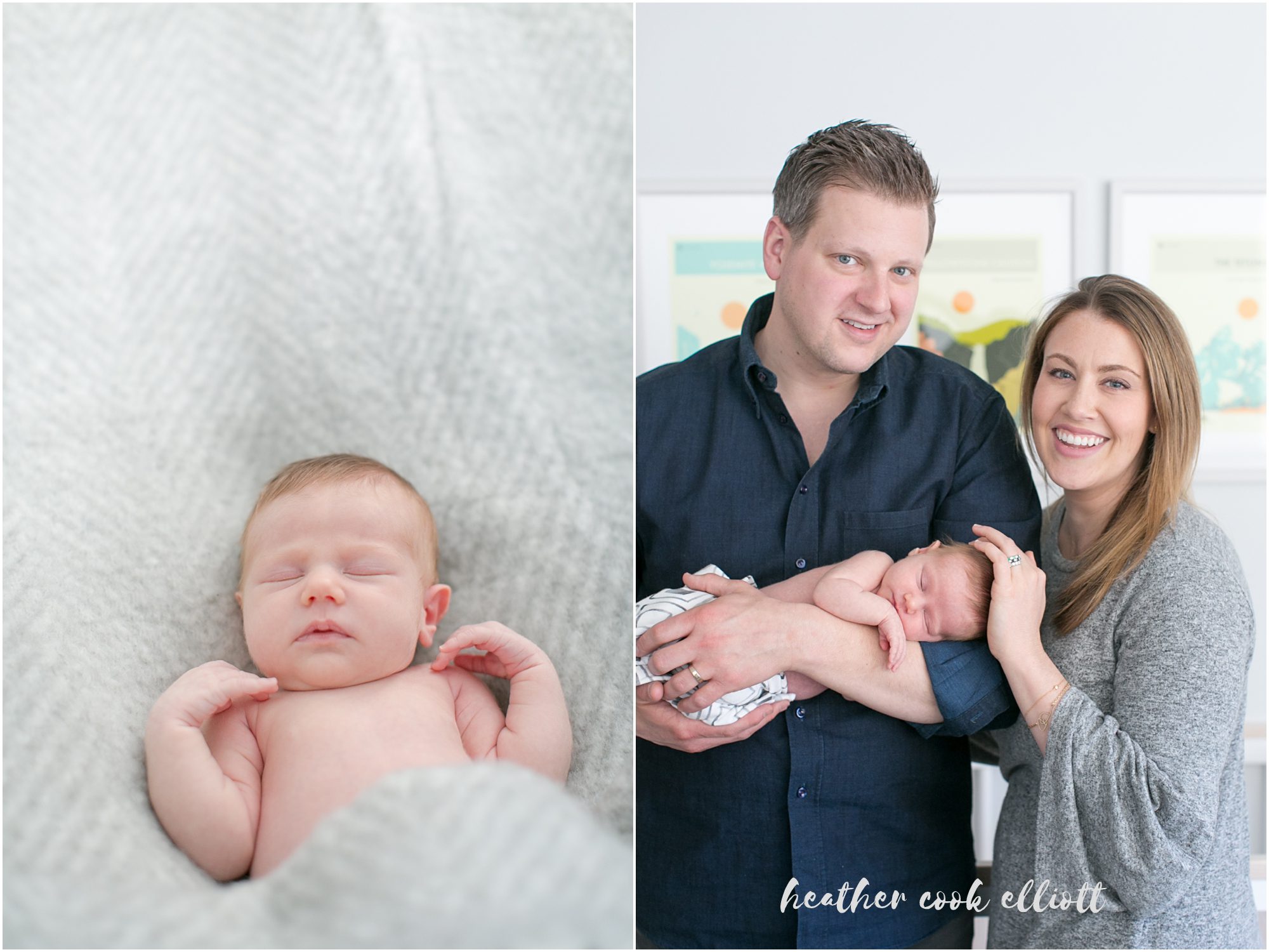 Chicago Natural Light Newborn Photography