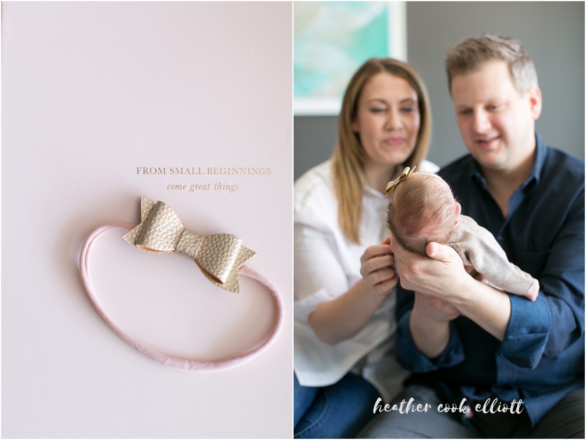 chicago natural light modern newborn photograph