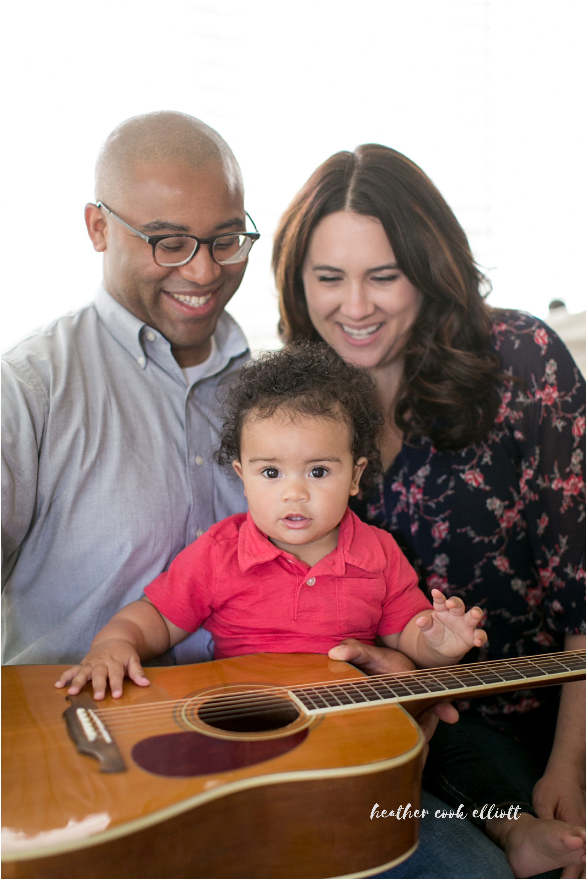natural light family photography at home