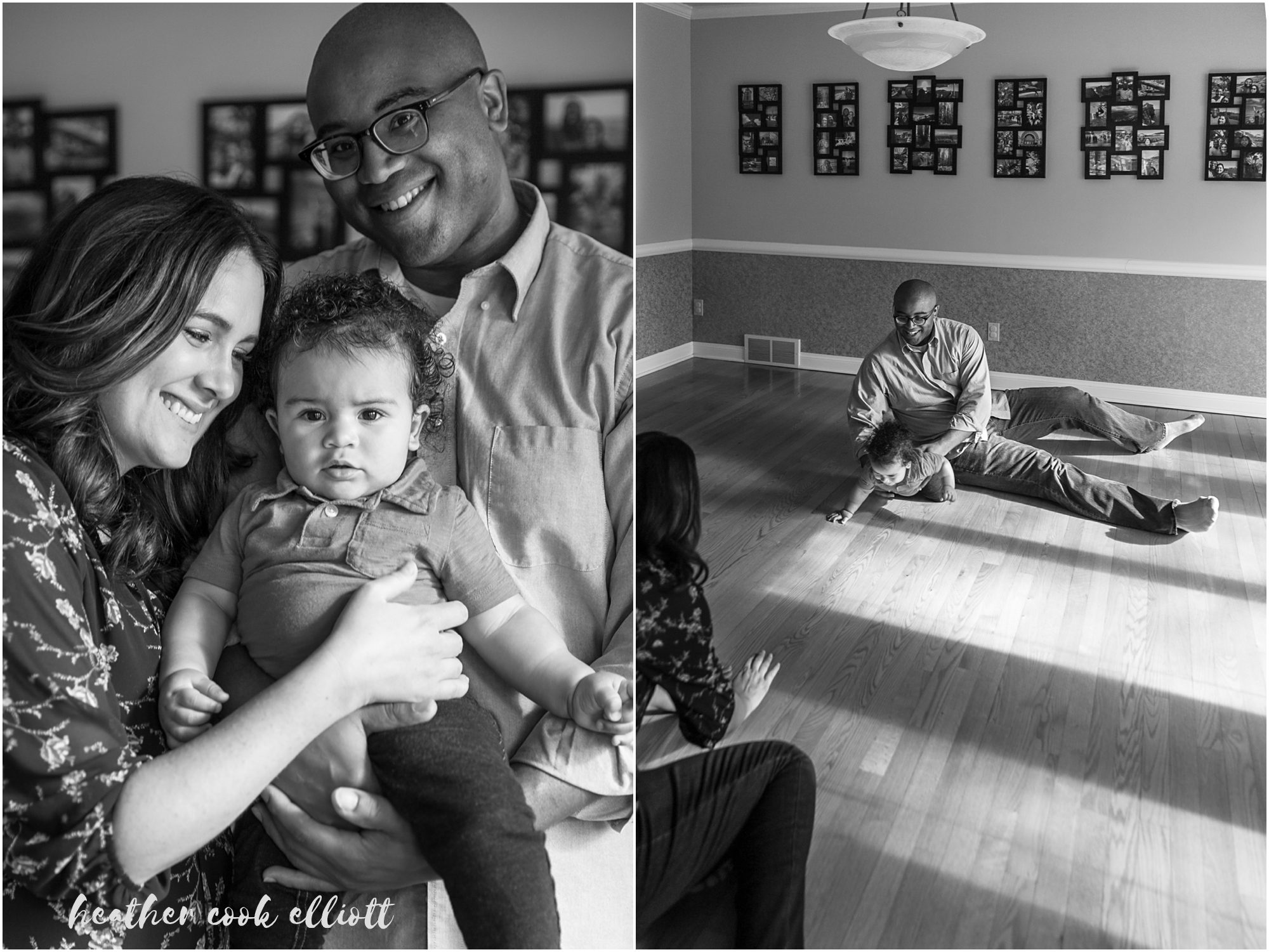 natural light family photography at home
