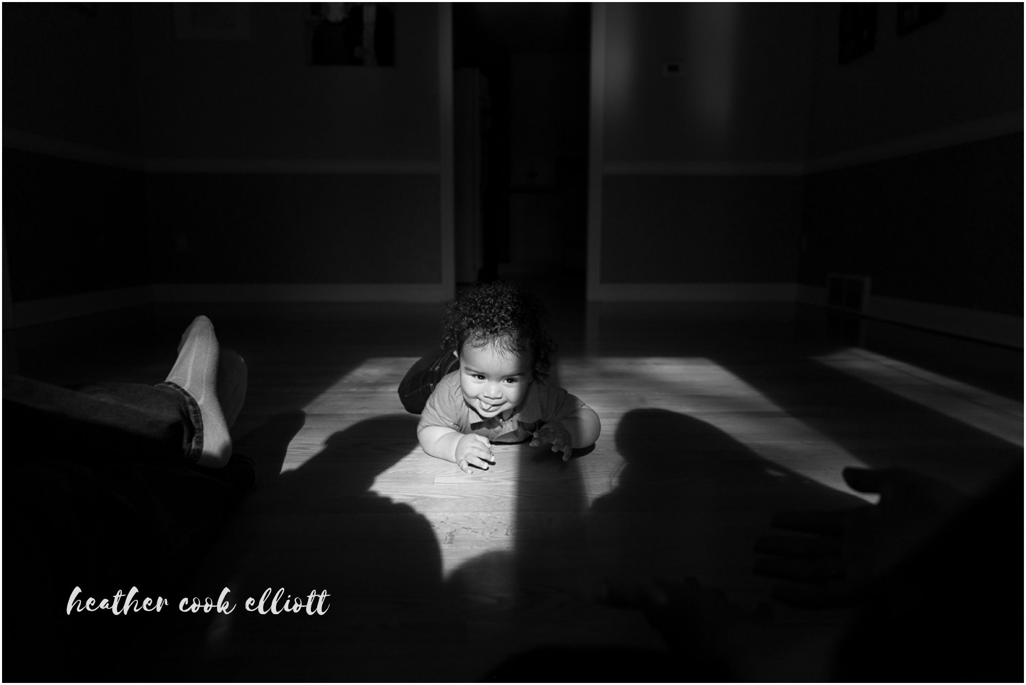 natural light family photography at home