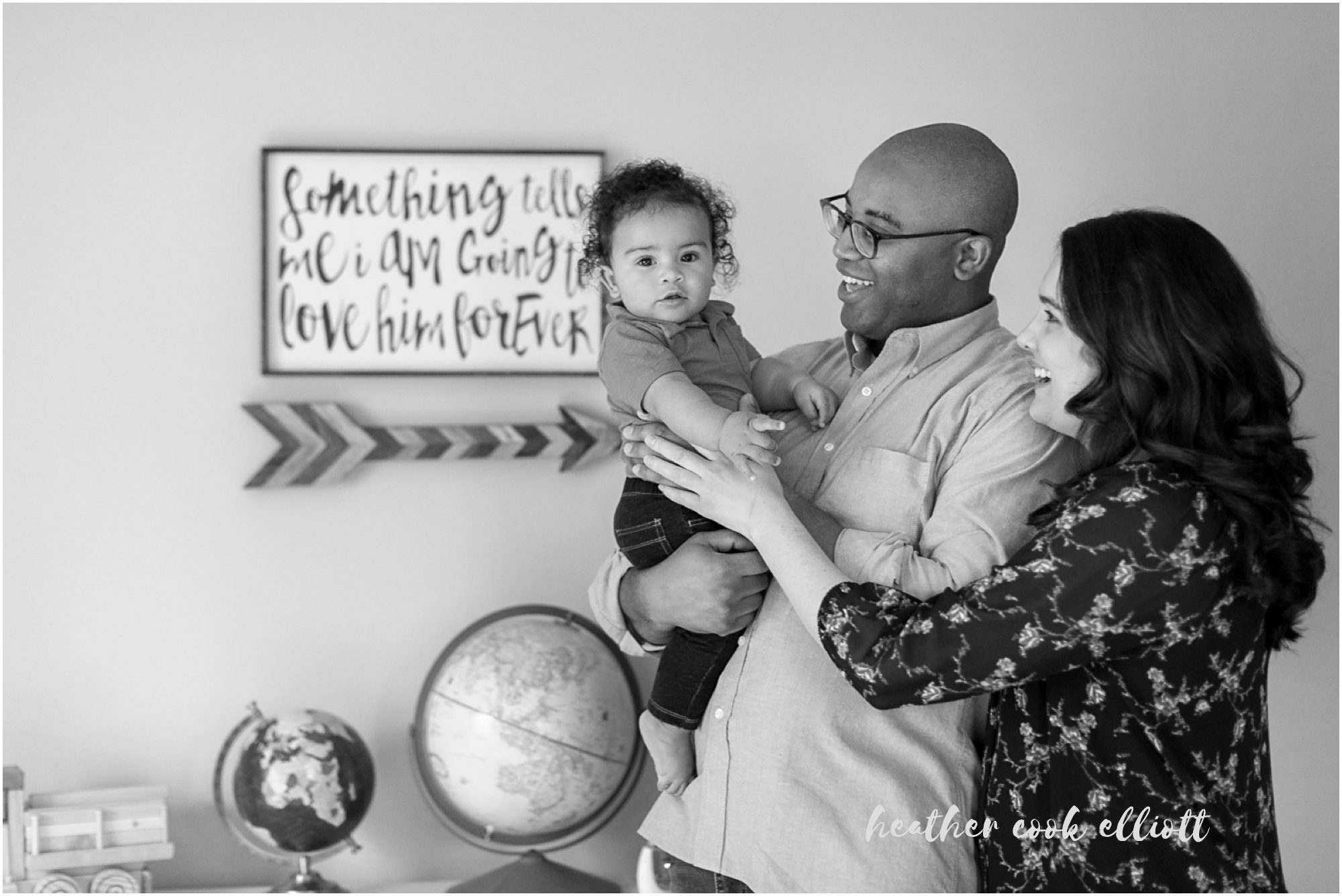 natural light family photography at home