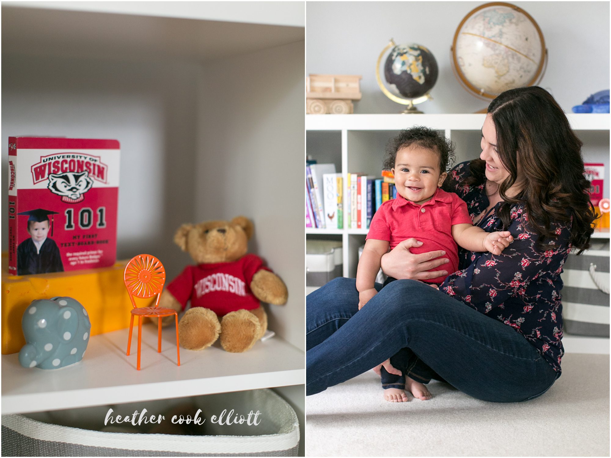 natural light family photography at home