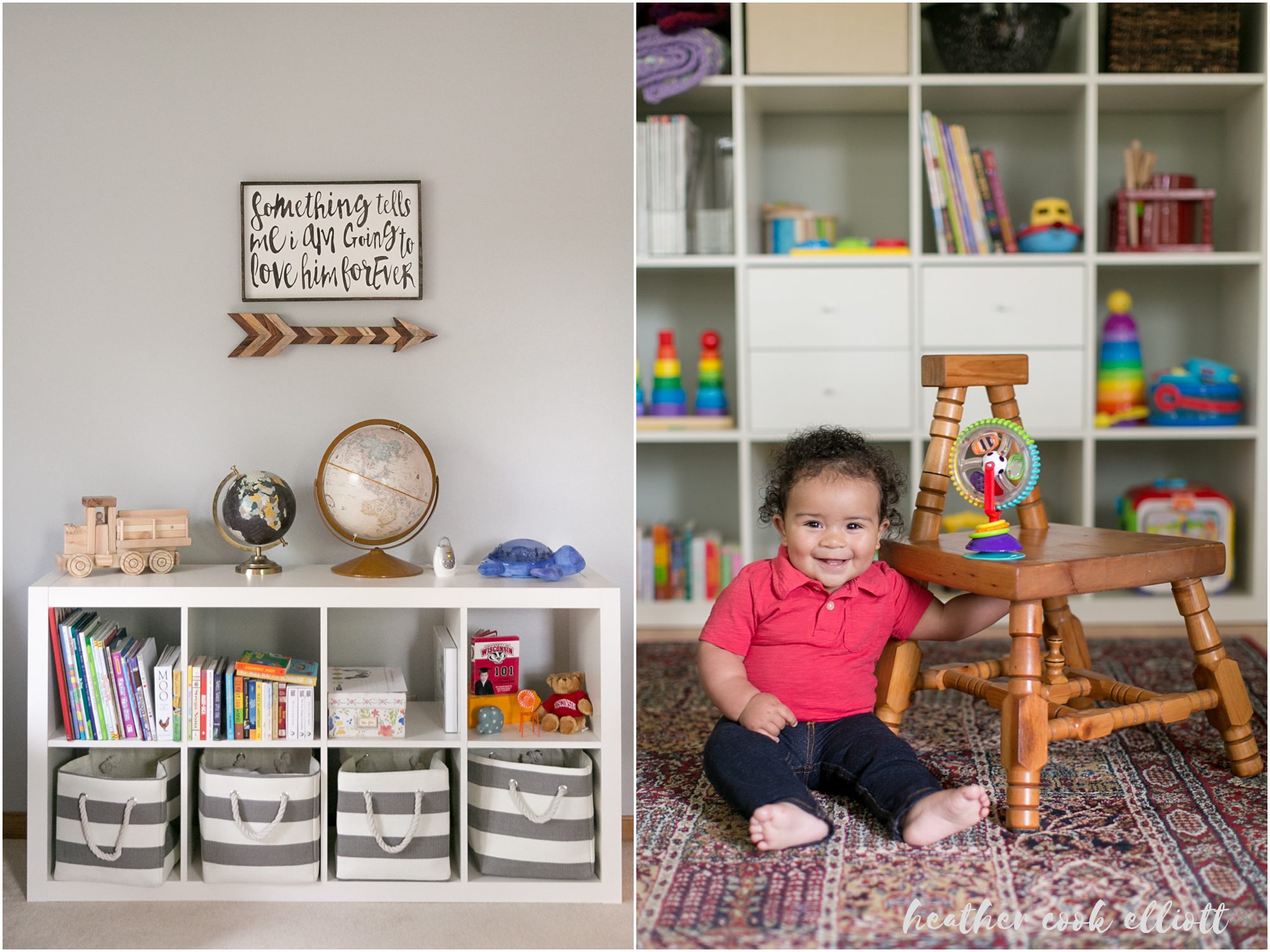 natural light family photography at home