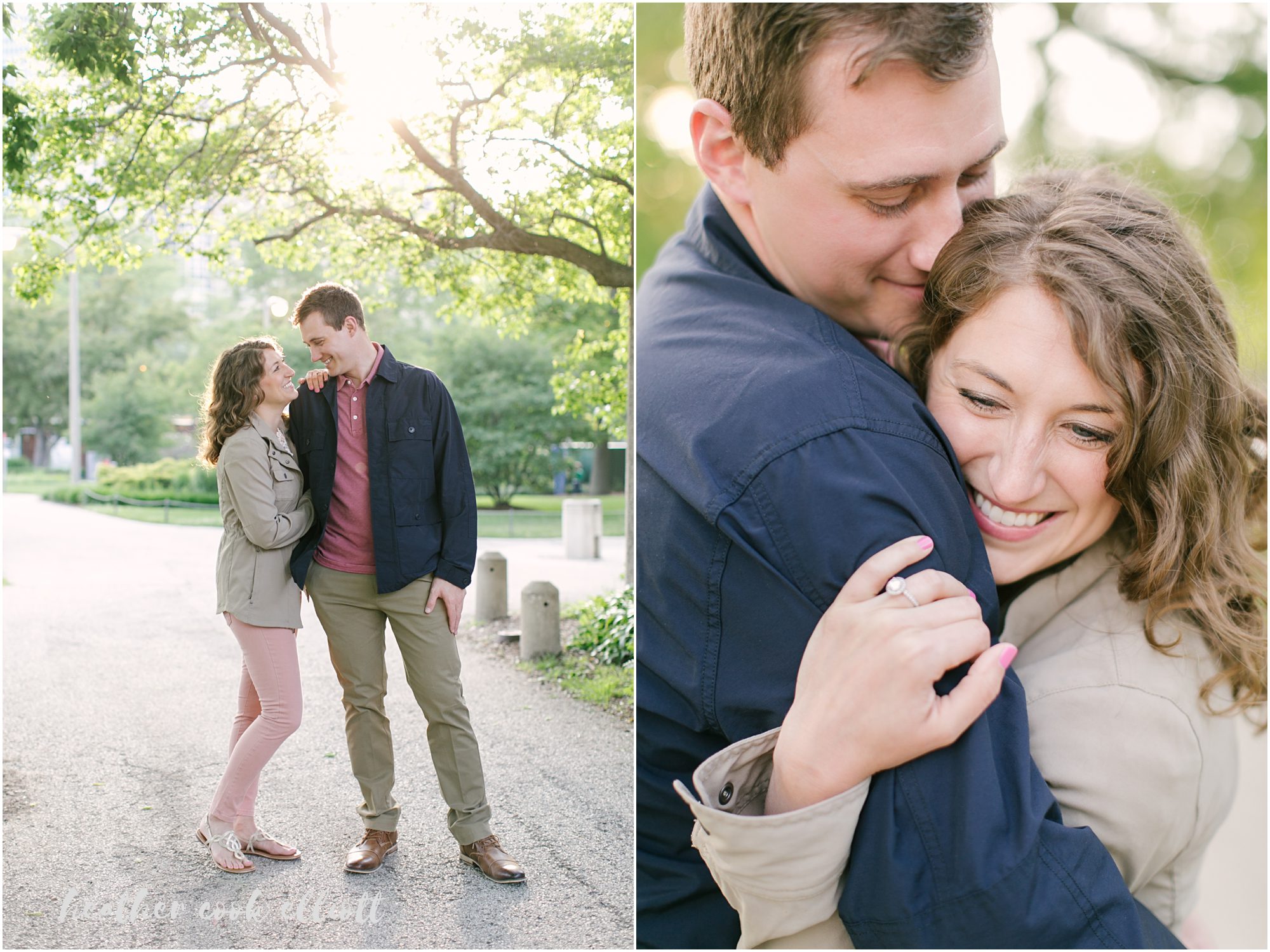Chicago Sunset Engagement Session