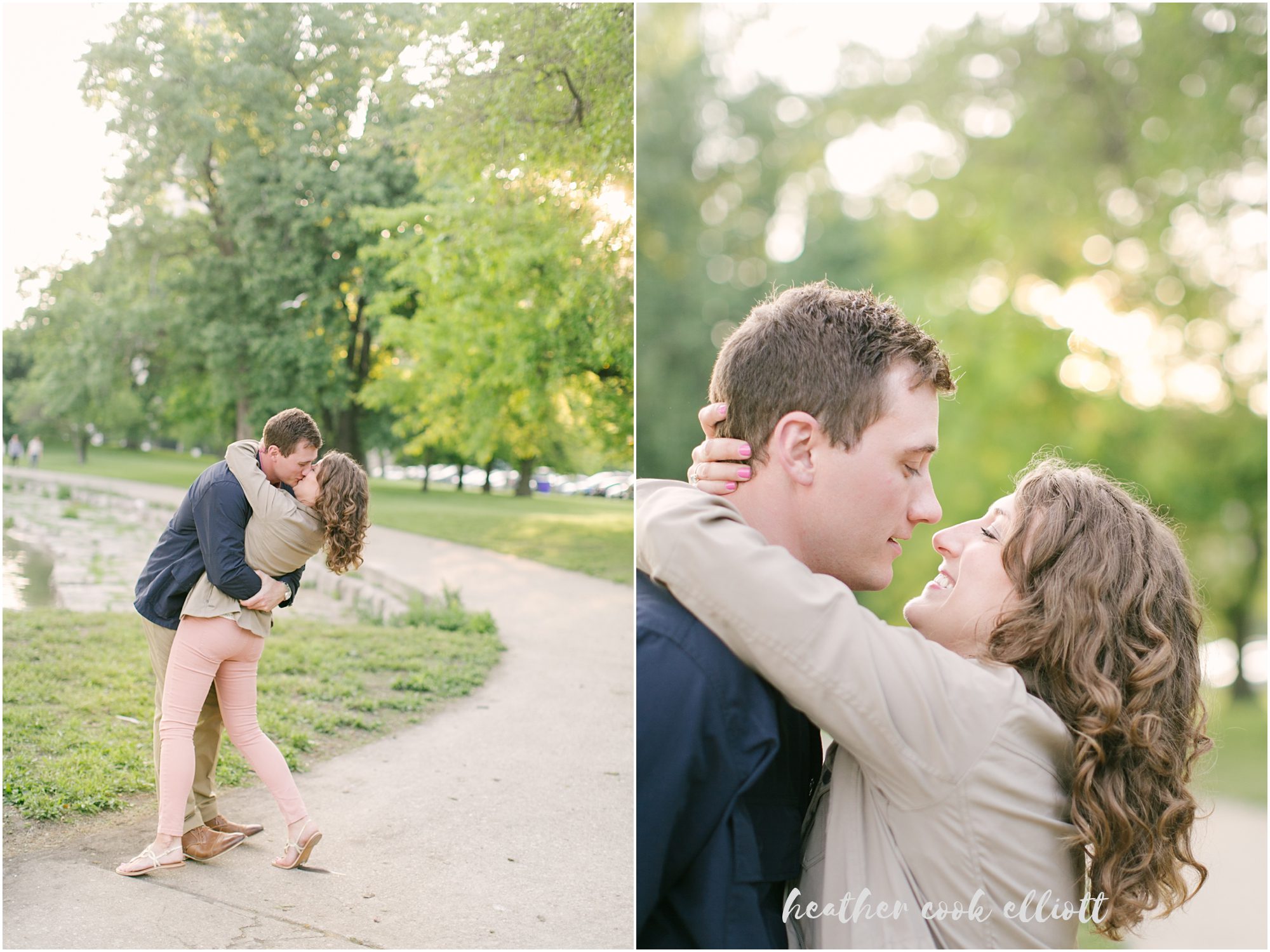 Chicago Sunset Engagement Session