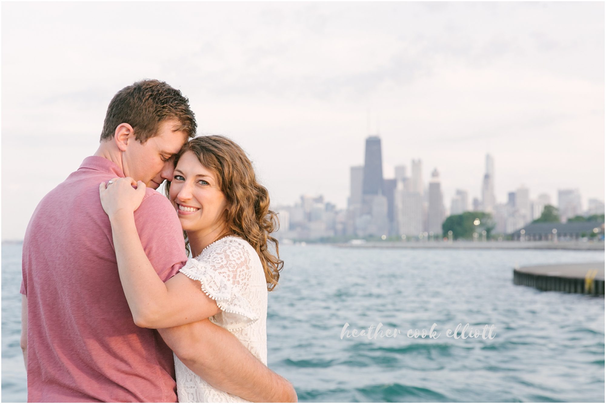 Chicago Sunset Engagement Session