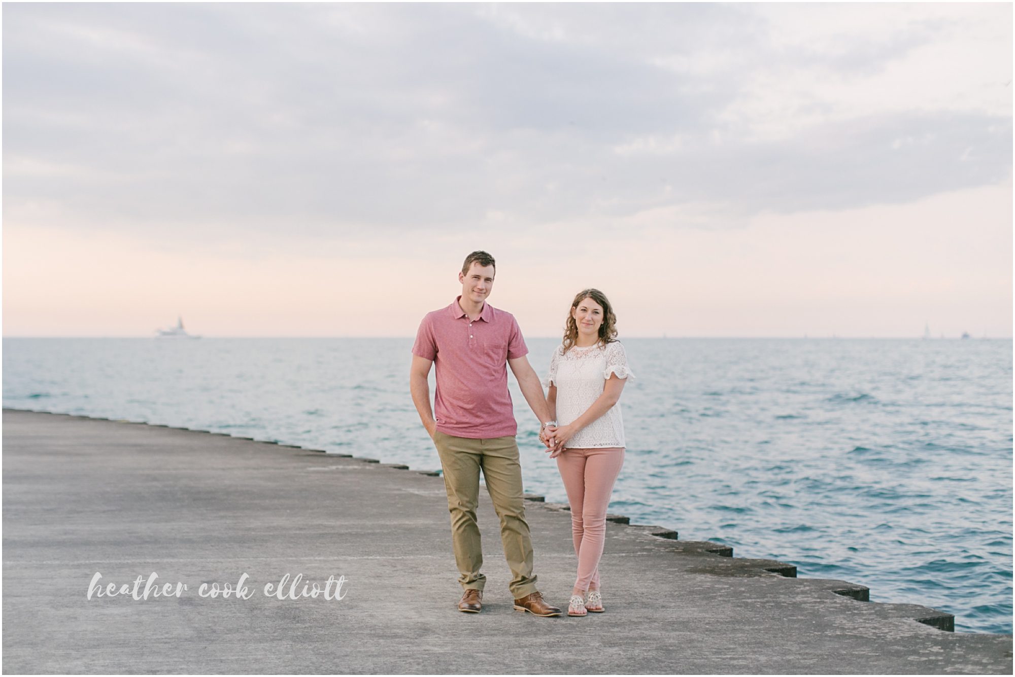 Chicago Sunset Engagement Session