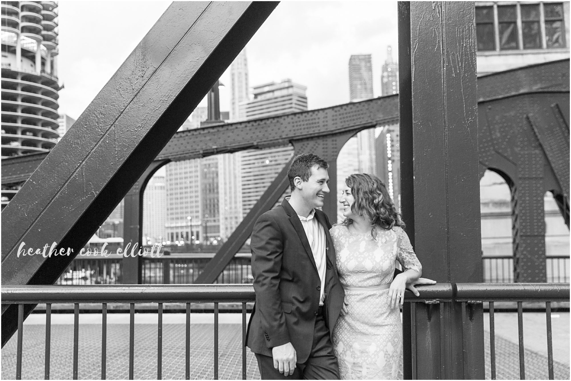 Chicago Sunset Engagement Session