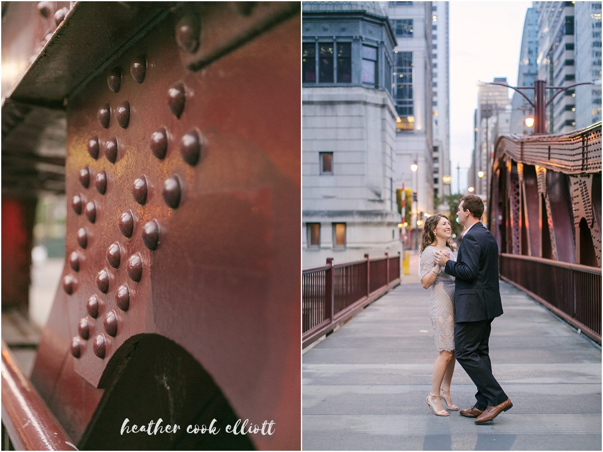 Chicago Sunset Engagement Session