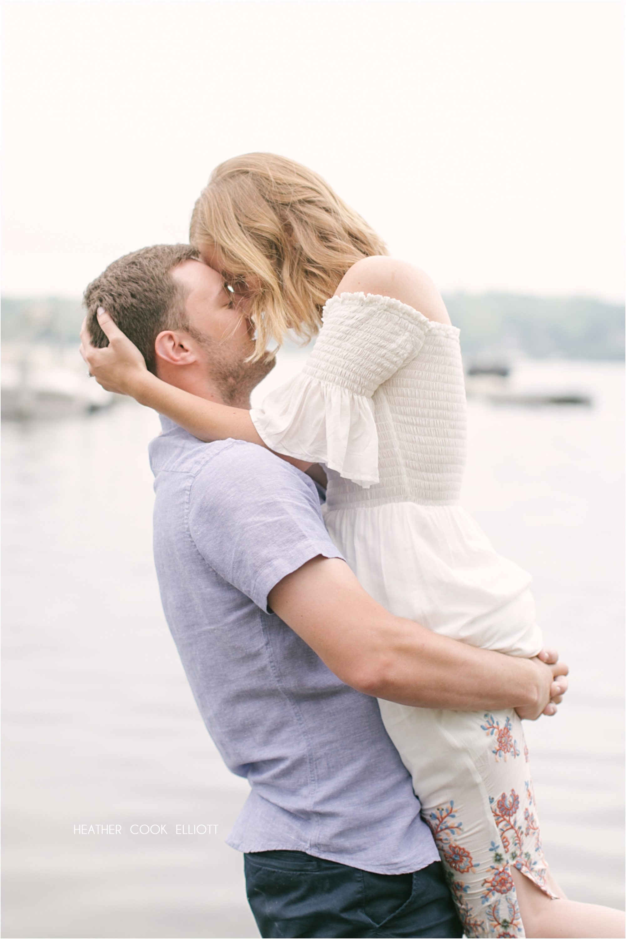 lake geneva wedding rowboat engagement
