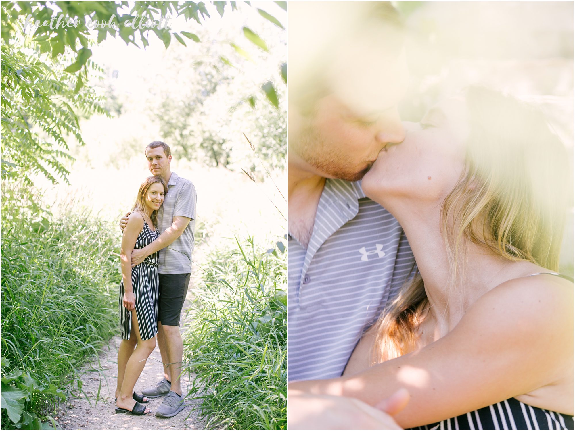 Milwaukee riverside engagement session