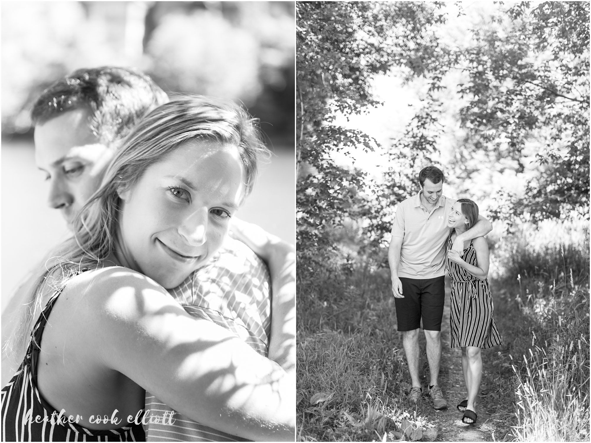 Milwaukee riverside engagement session