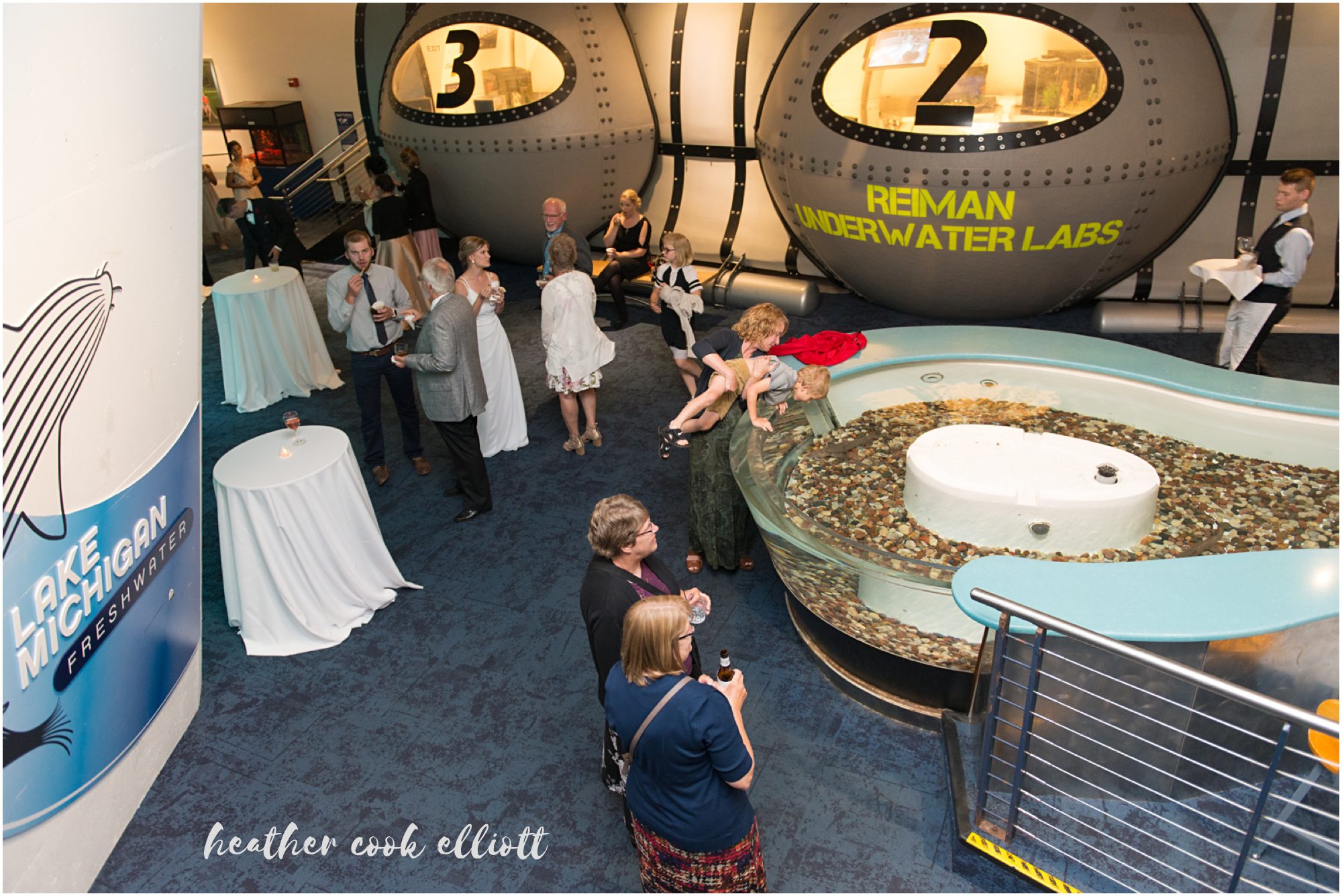 Discovery World Wedding Aquarium Cocktails