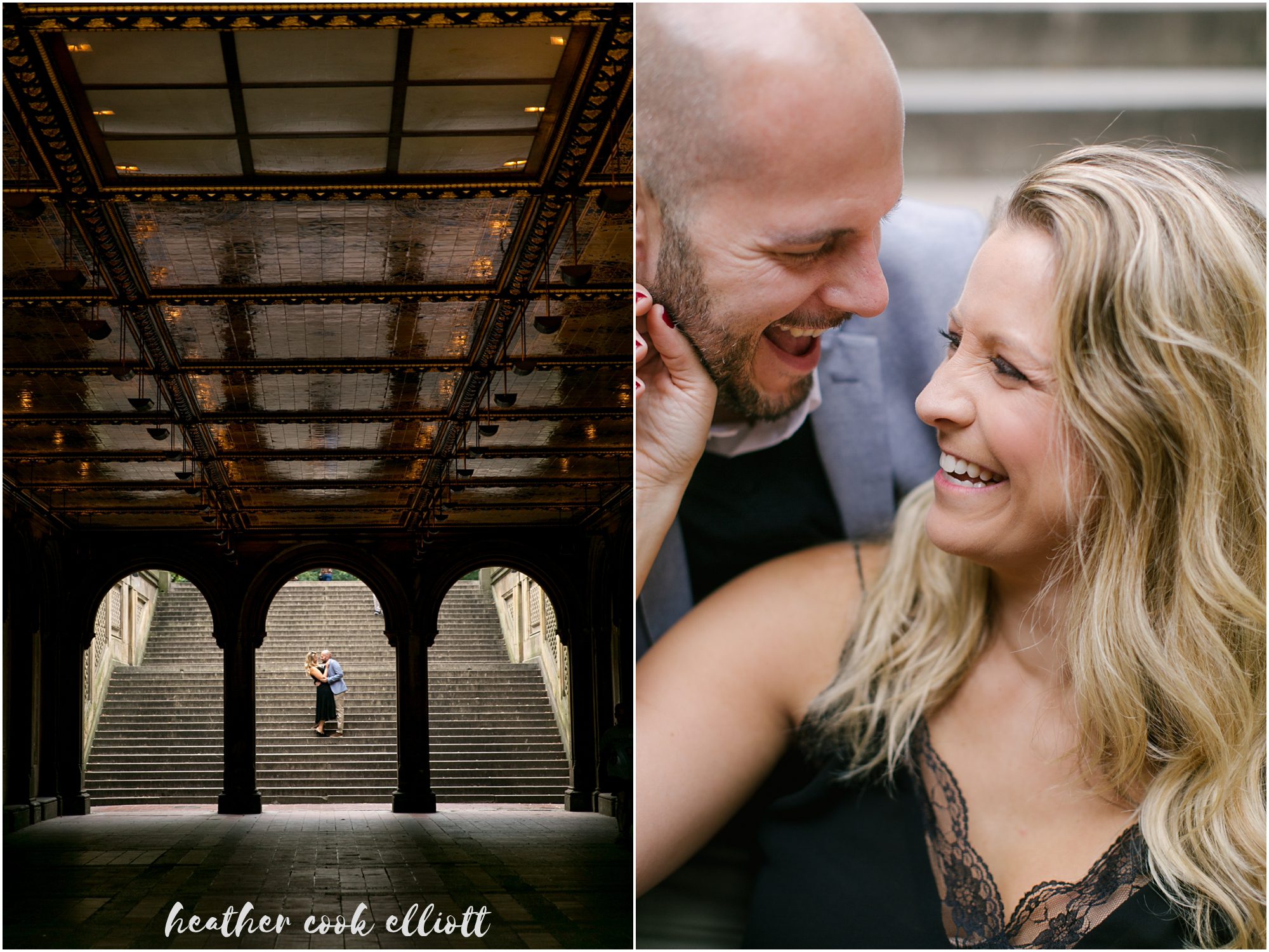 bethesda terrace engagement photography,