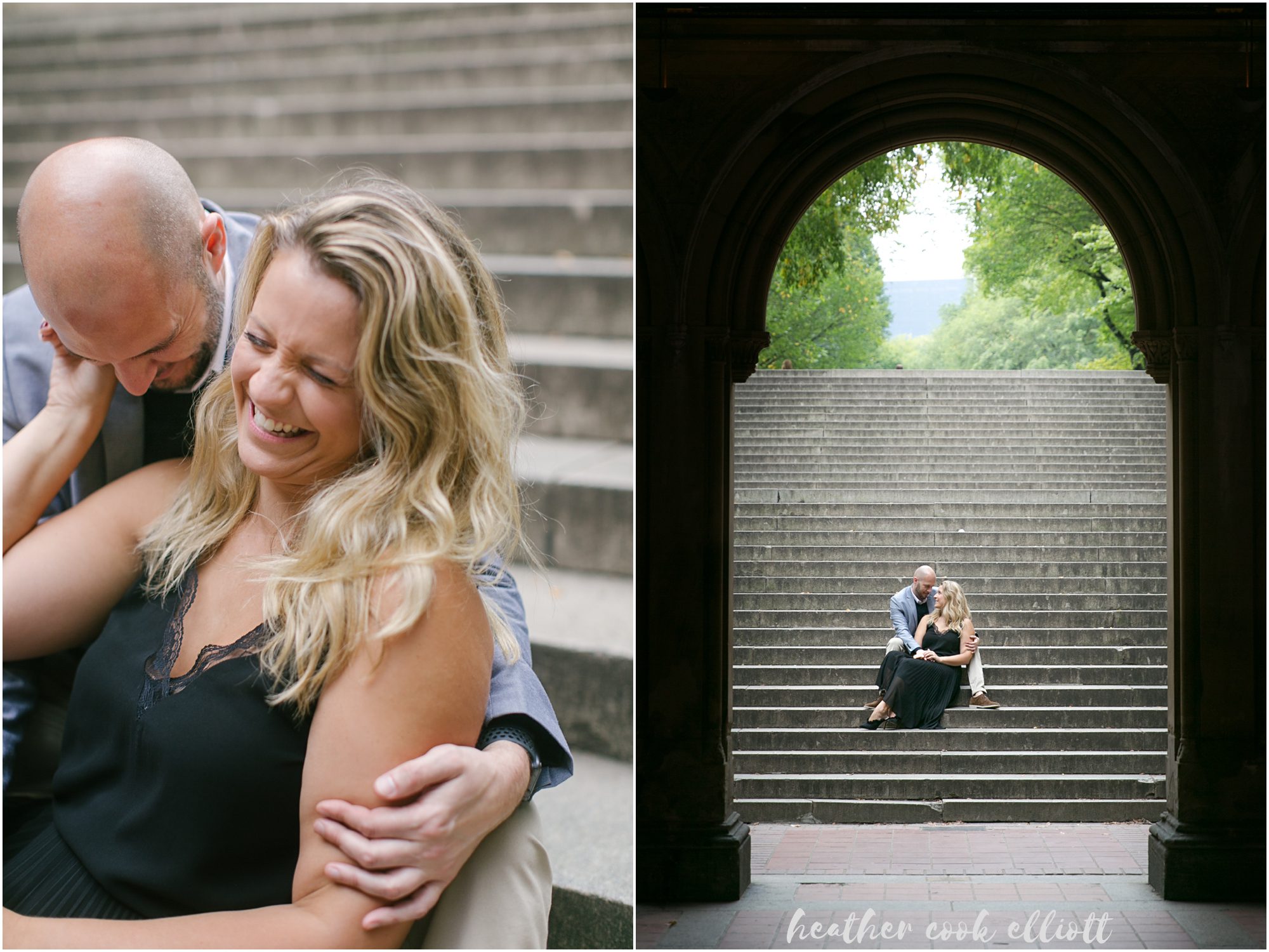 bethesda terrace engagement photography,