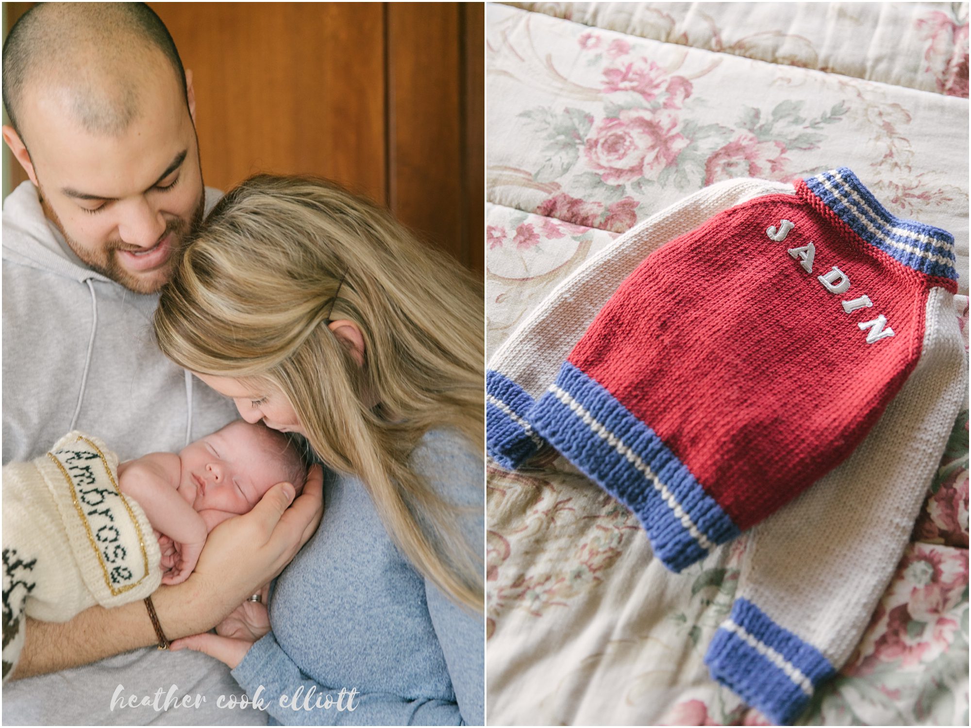 newborn photography at christmas