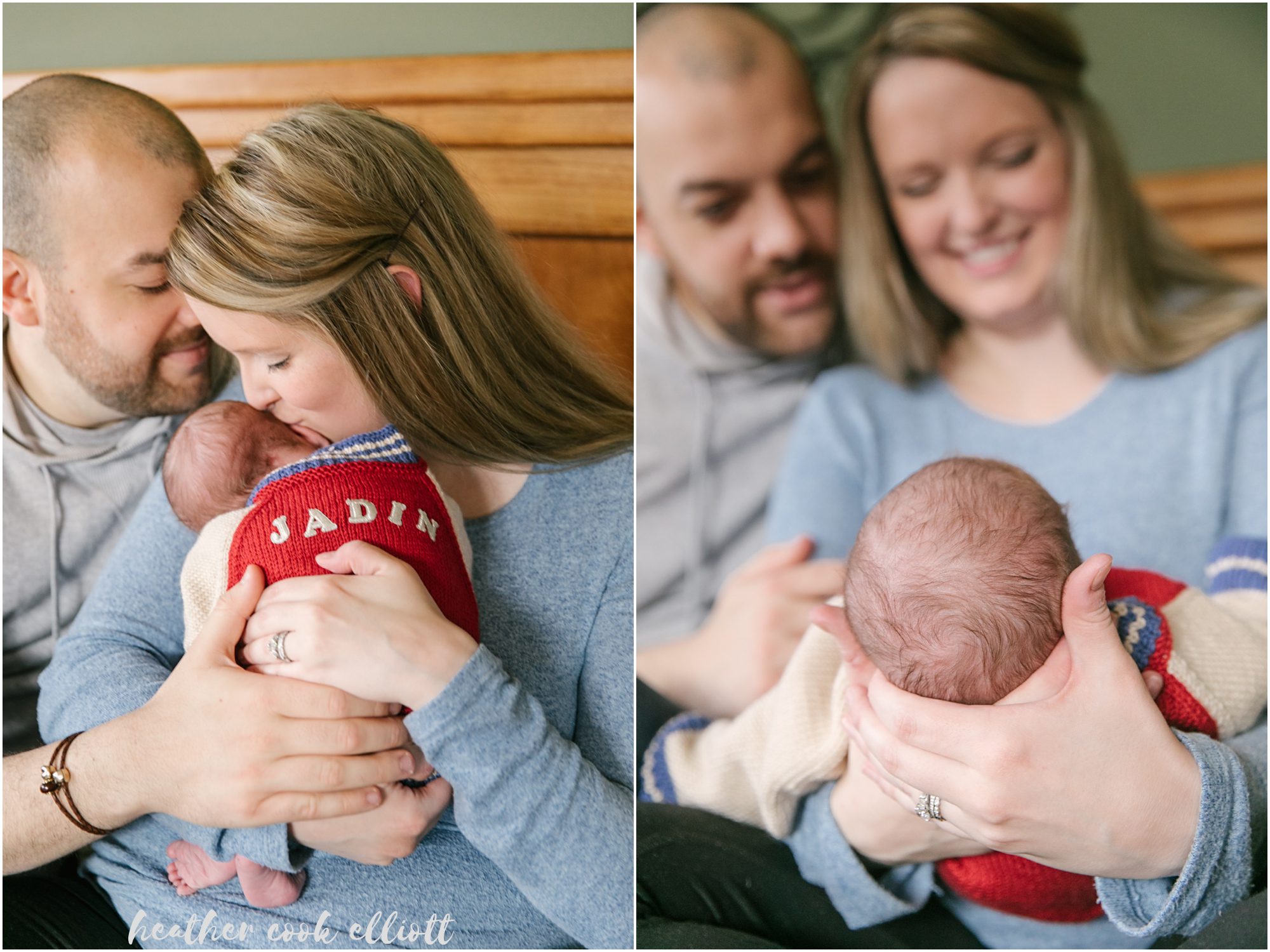 newborn photography at christmas