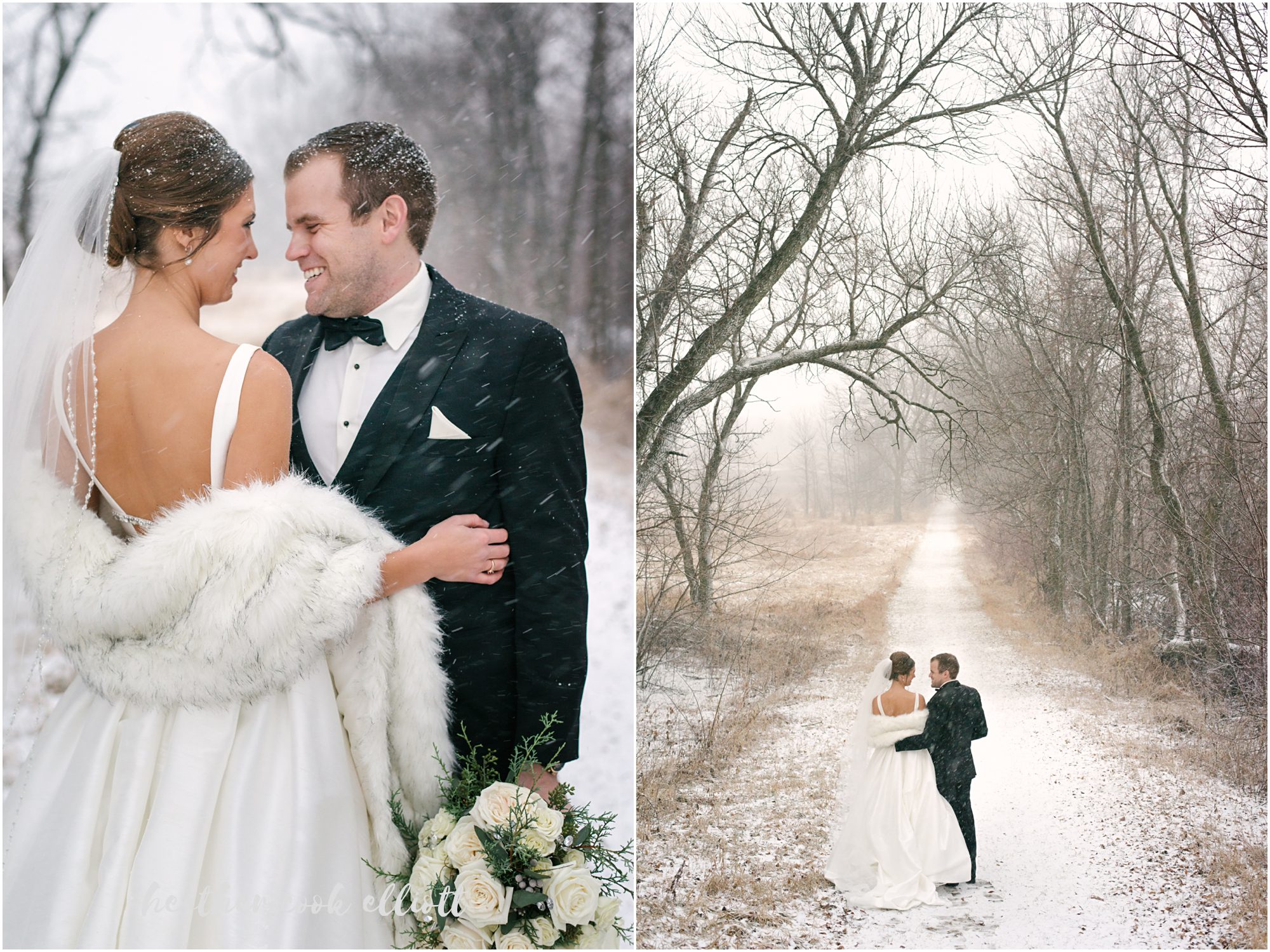 wisconsin winter NYE wedding