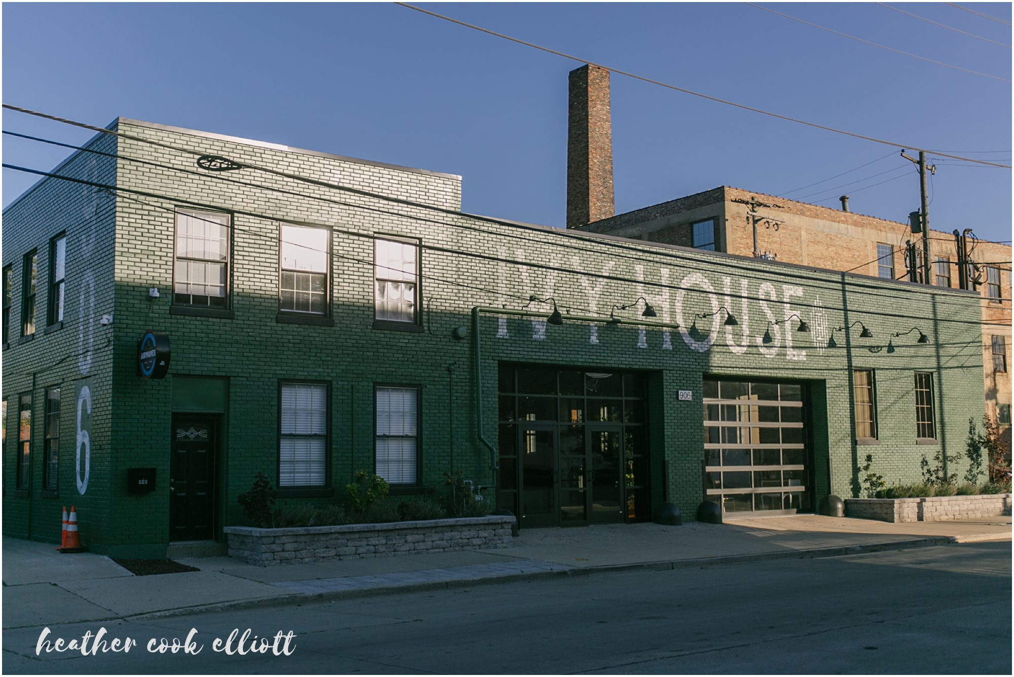 The Ivy House wedding with red dress and warm cherry accents plus gold and mustard details