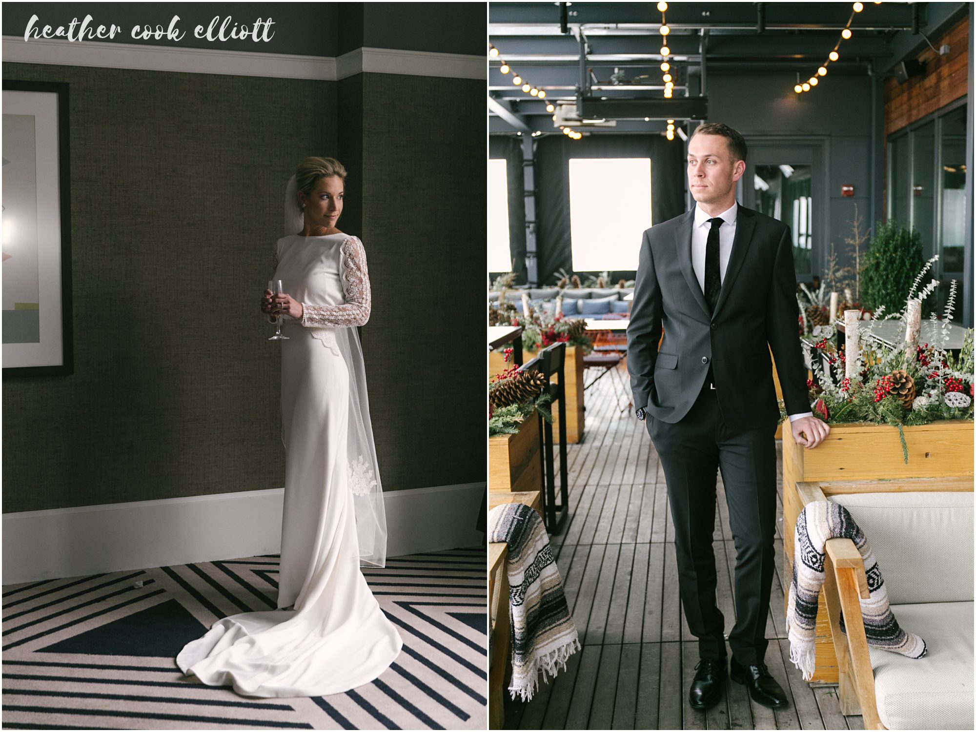 kimpton & pritzlaff winter wedding