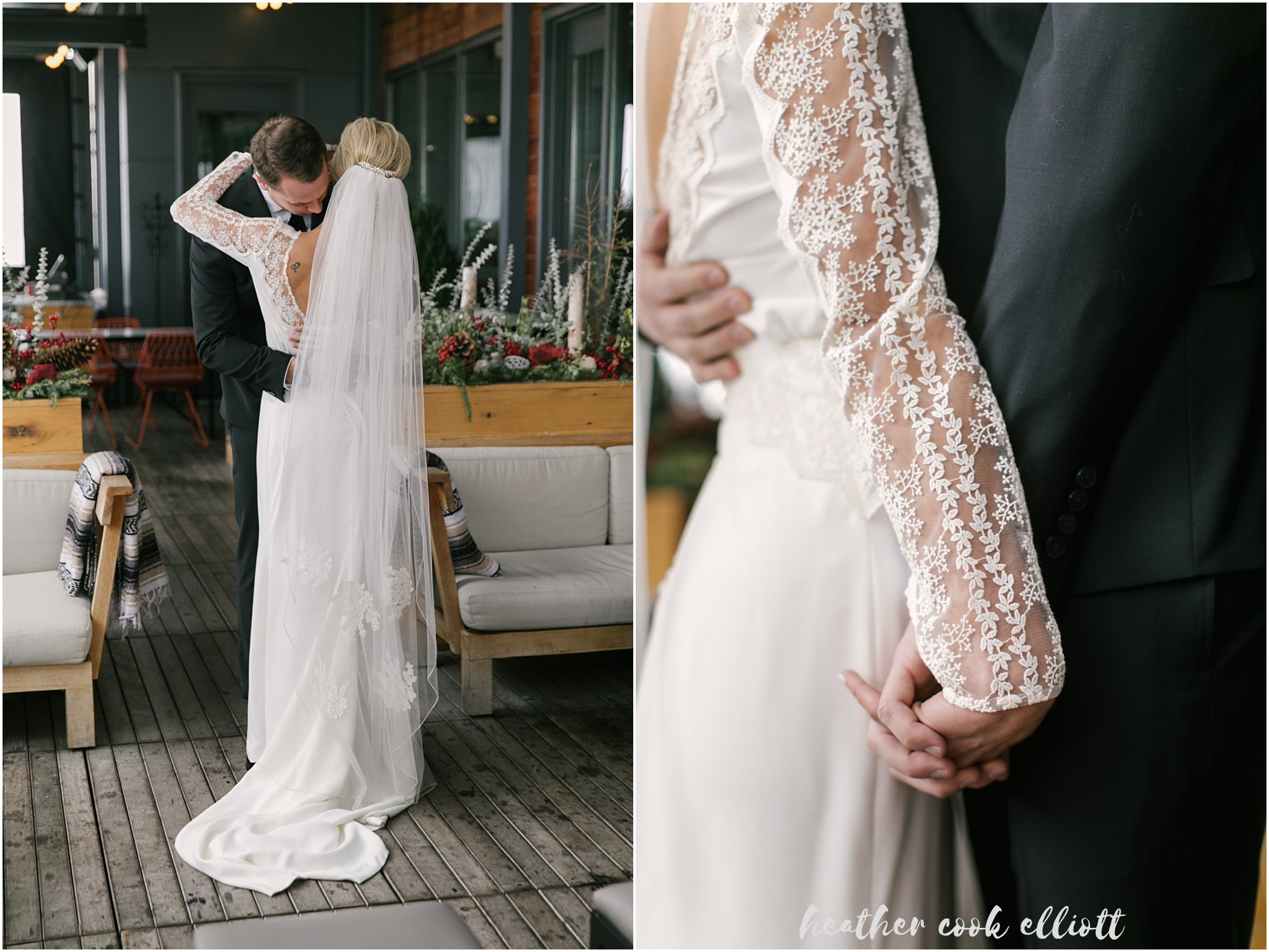 kimpton & pritzlaff winter wedding
