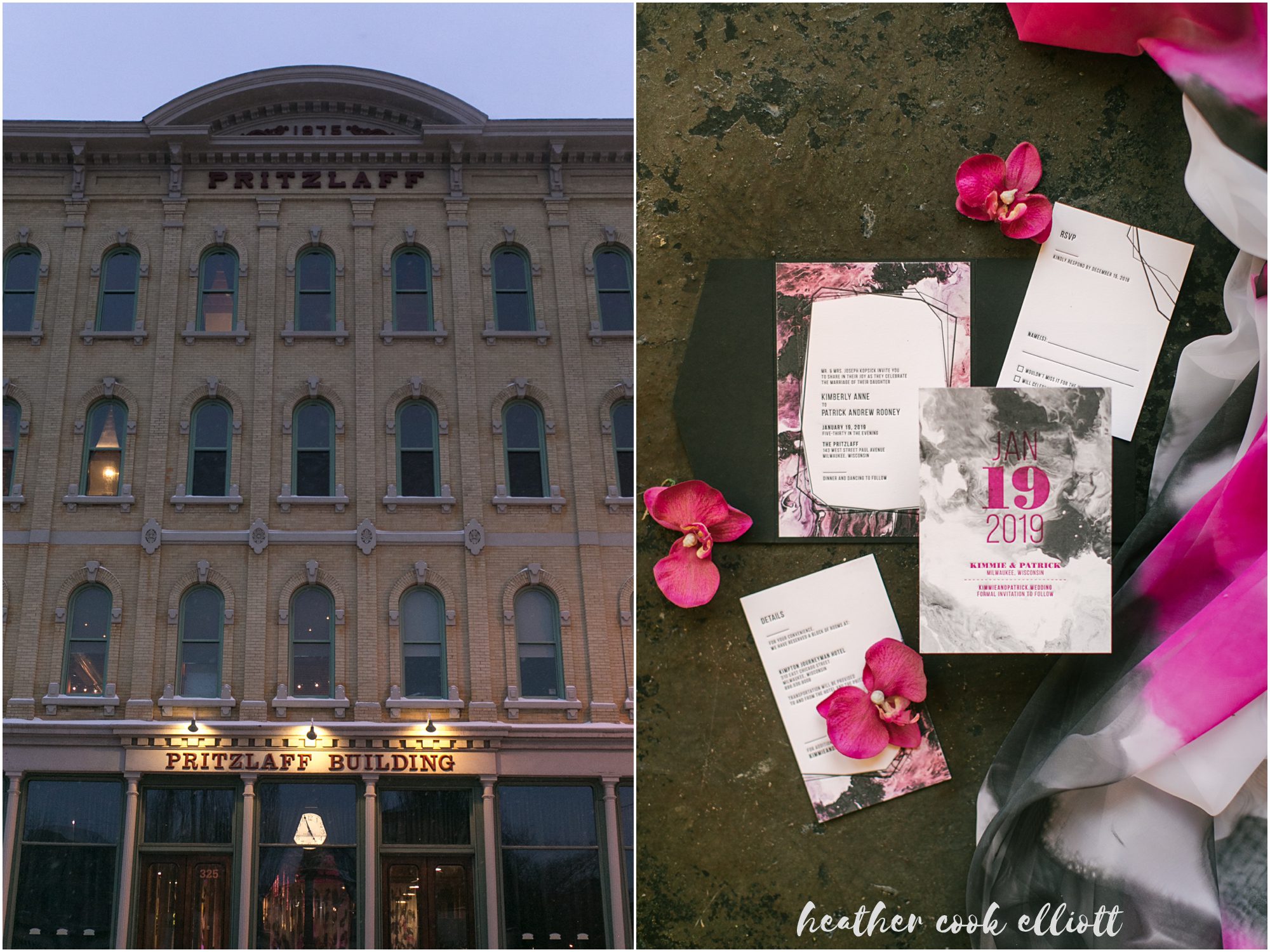 kimpton & pritzlaff winter wedding