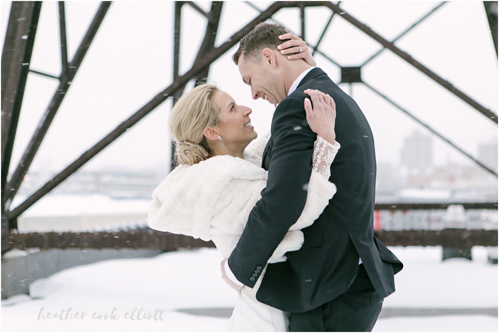 kimpton & pritzlaff winter wedding