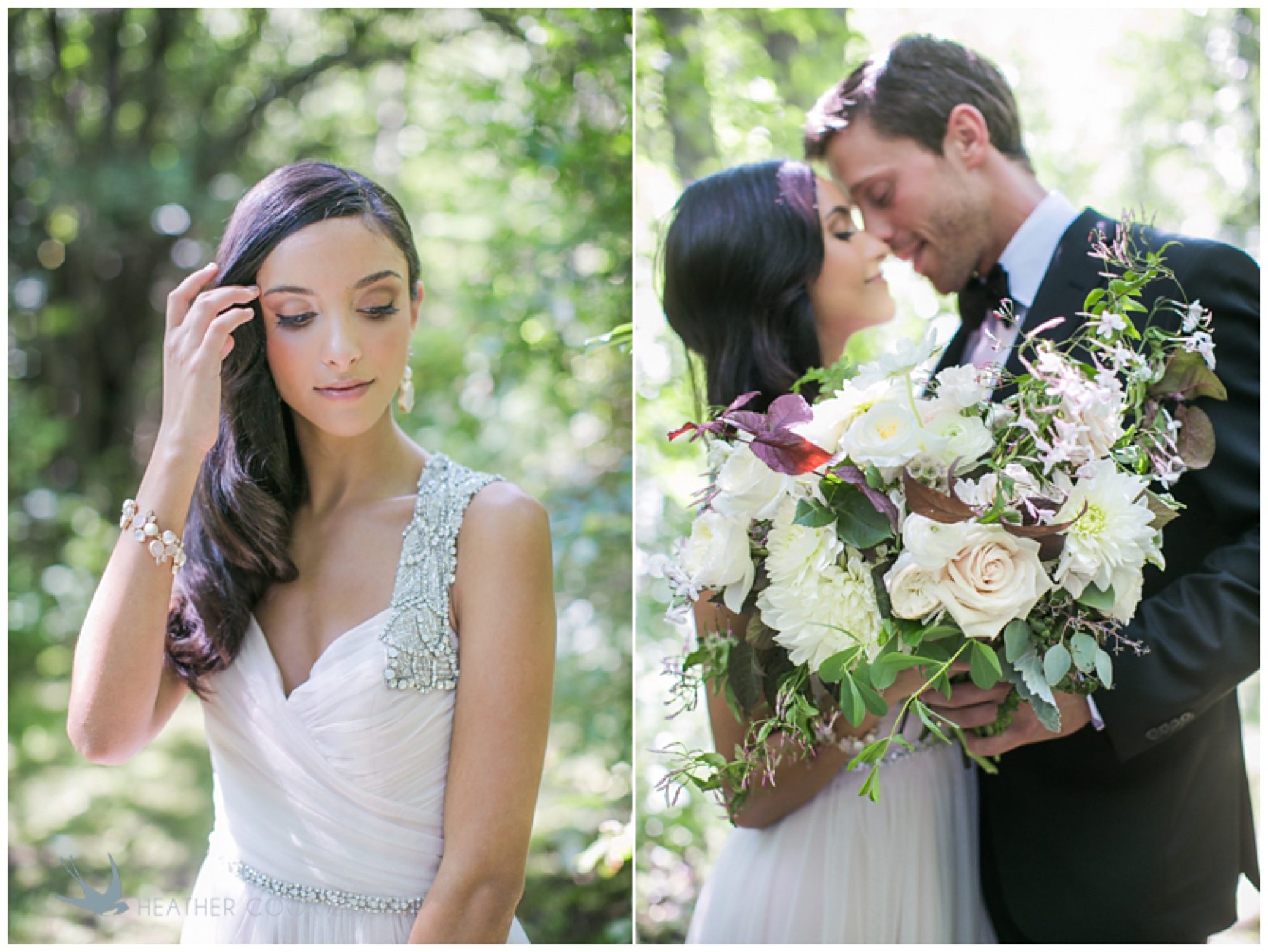 romantic wisconsin wedding photography in the woods at Rustic Manor 1848 emerald green details
