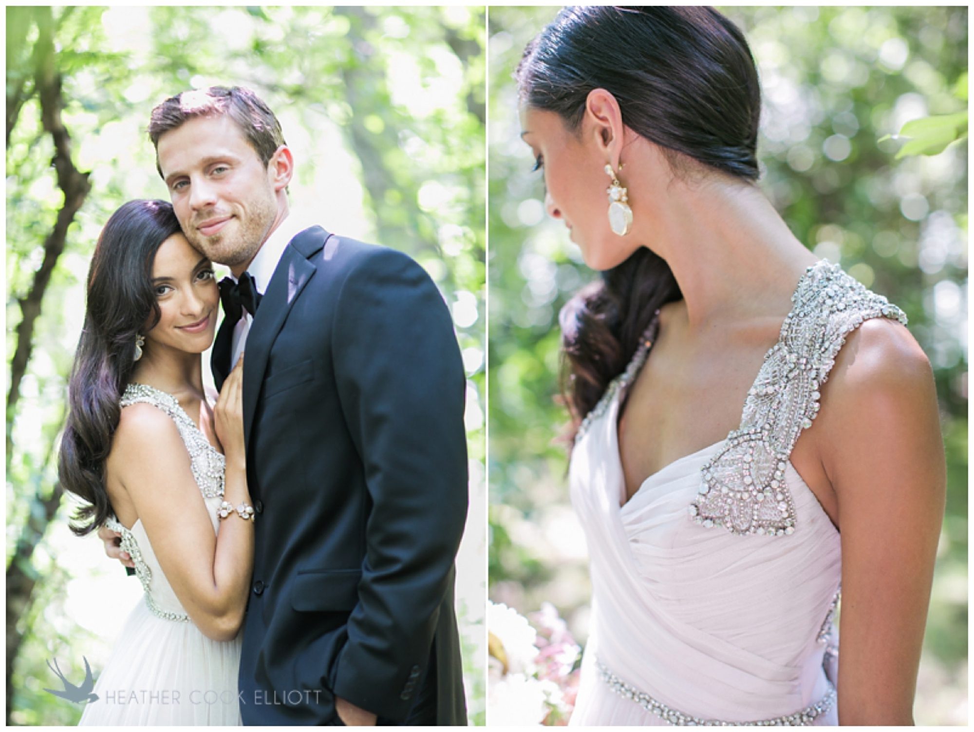 romantic wisconsin wedding photography in the woods at Rustic Manor 1848 emerald green details
