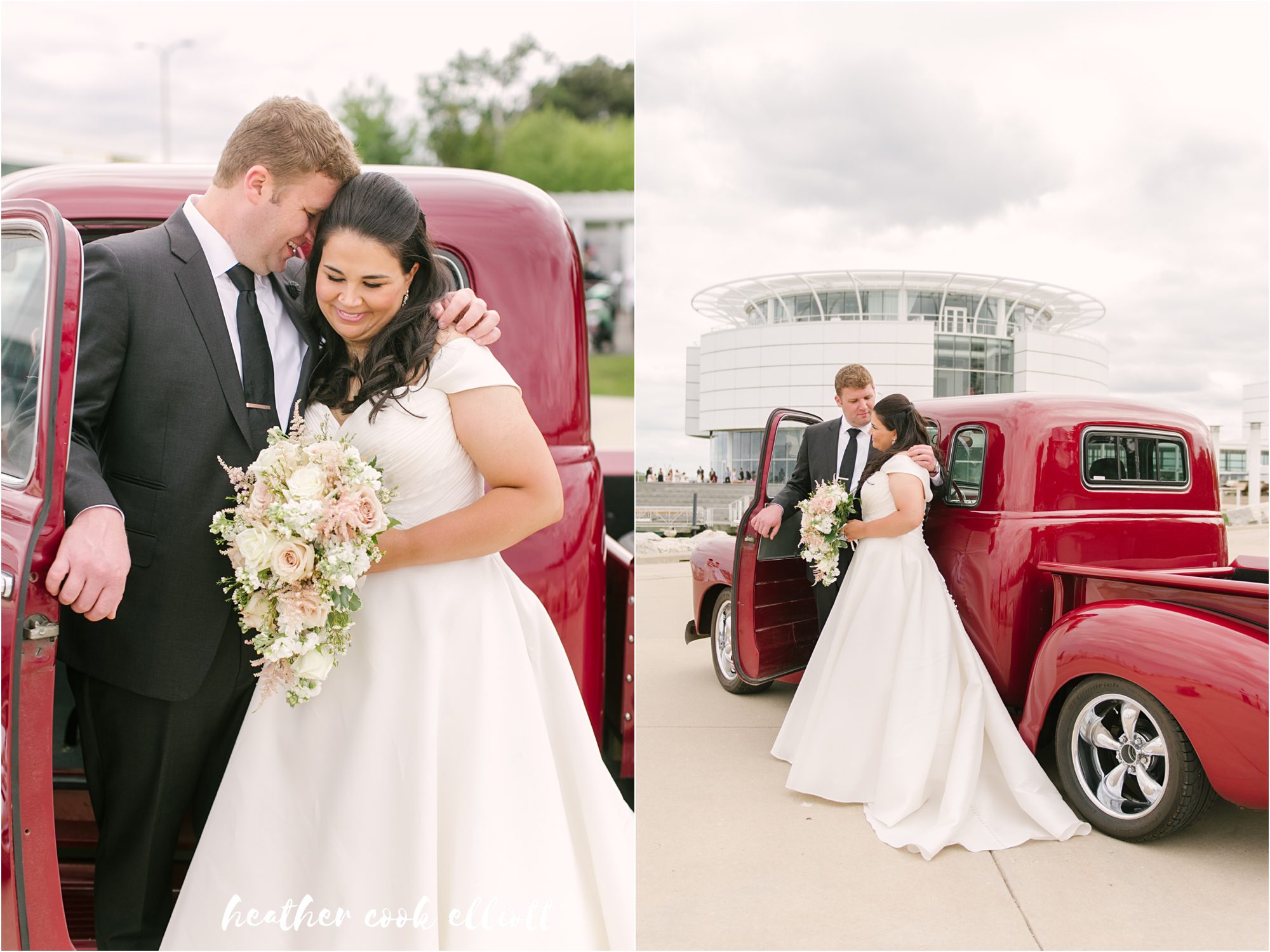 classic wedding getaway car in Chicago and Milwaukee